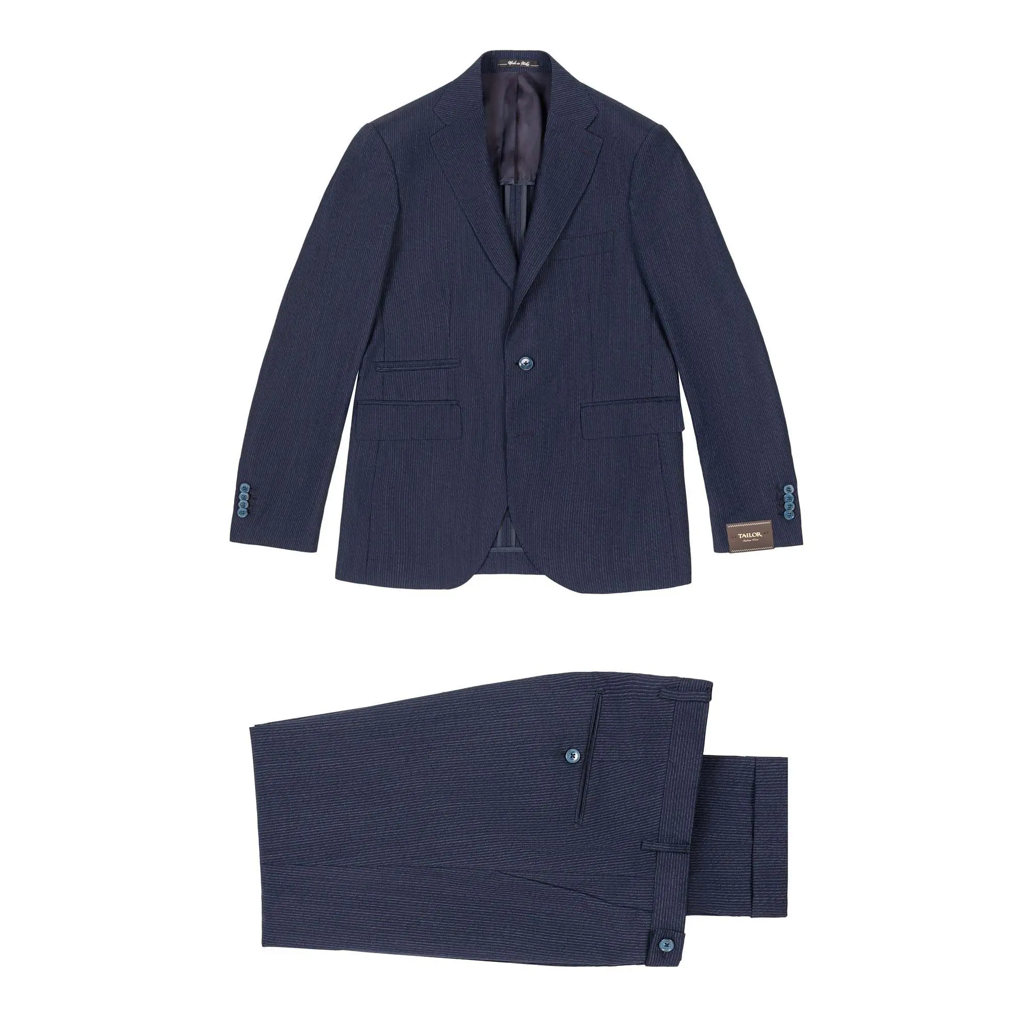 Gessato blu sale