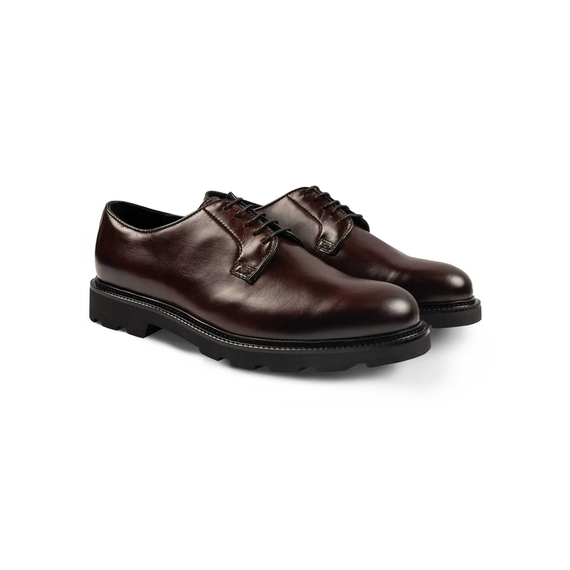 Scarpe derby cheap marroni