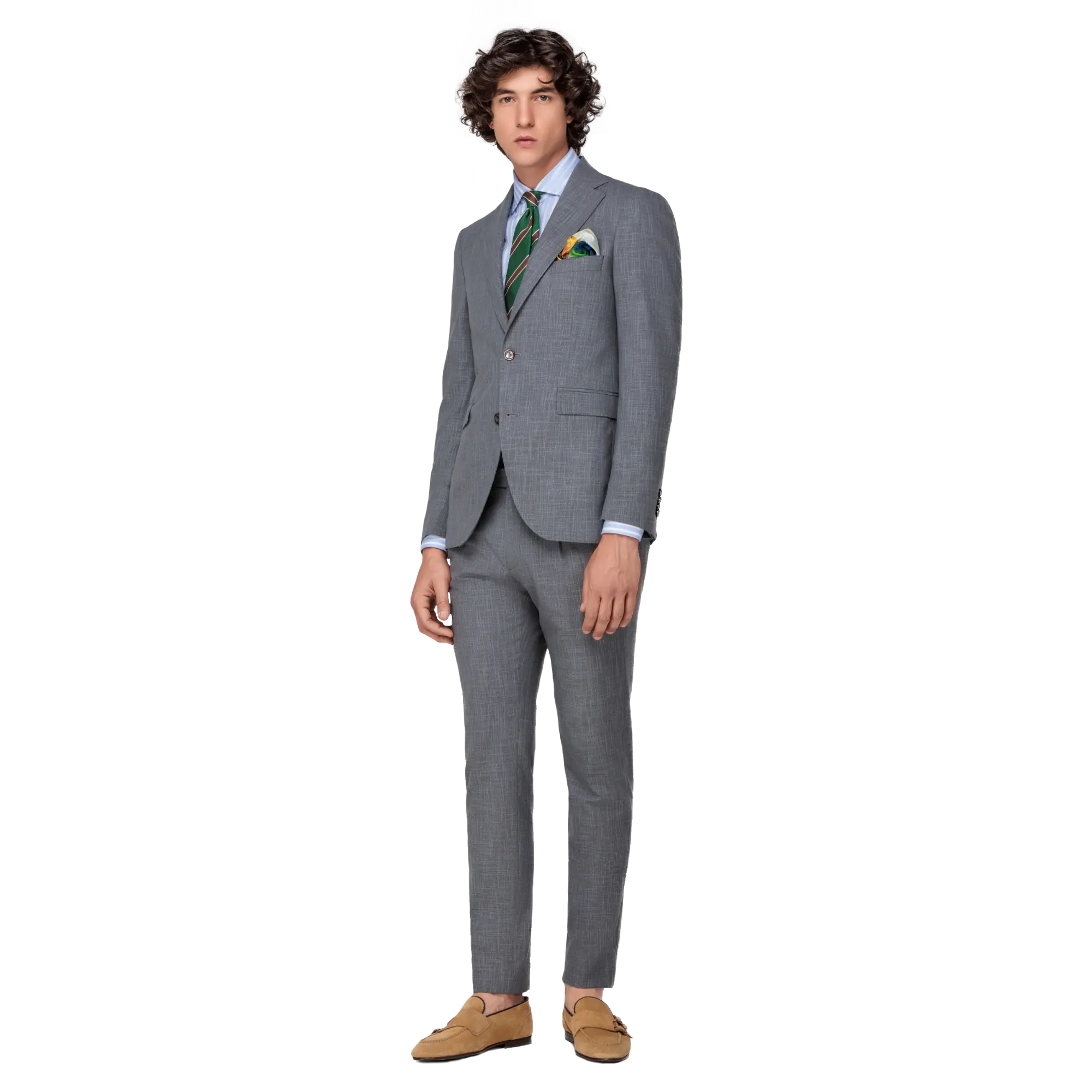 Completo grigio deals chiaro uomo