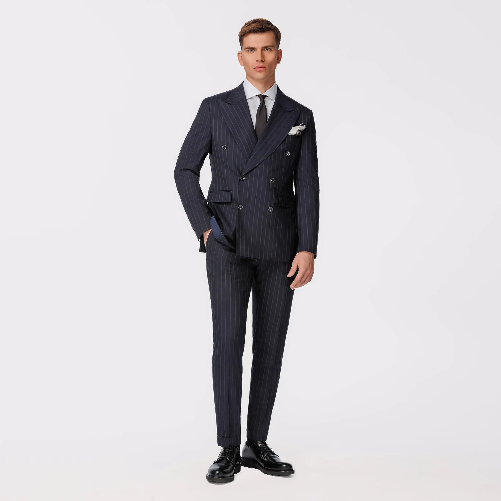 Doppiopetto gessato uomo new arrivals