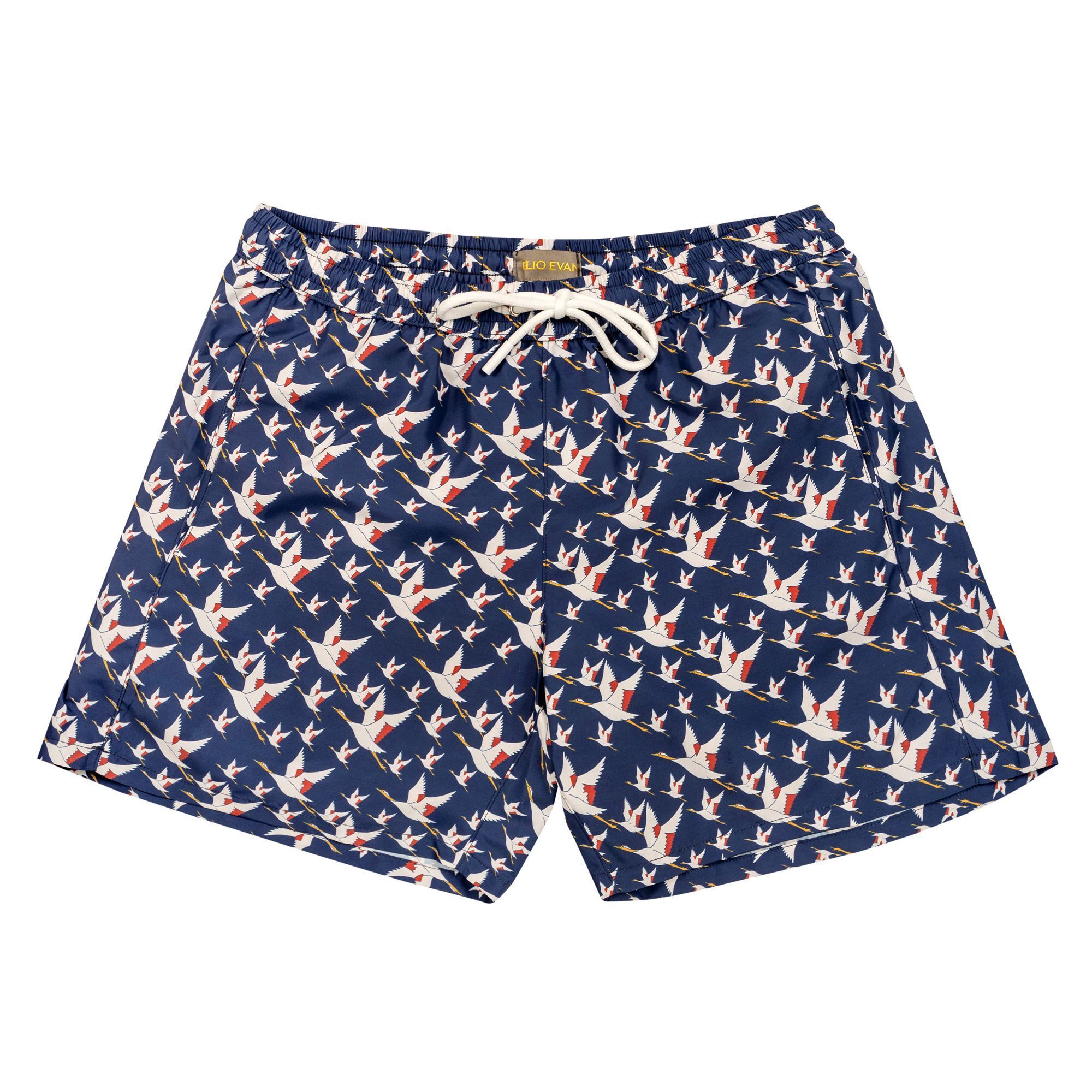 Boxer Mare Uomo – Blu con Stampa Gabbiani