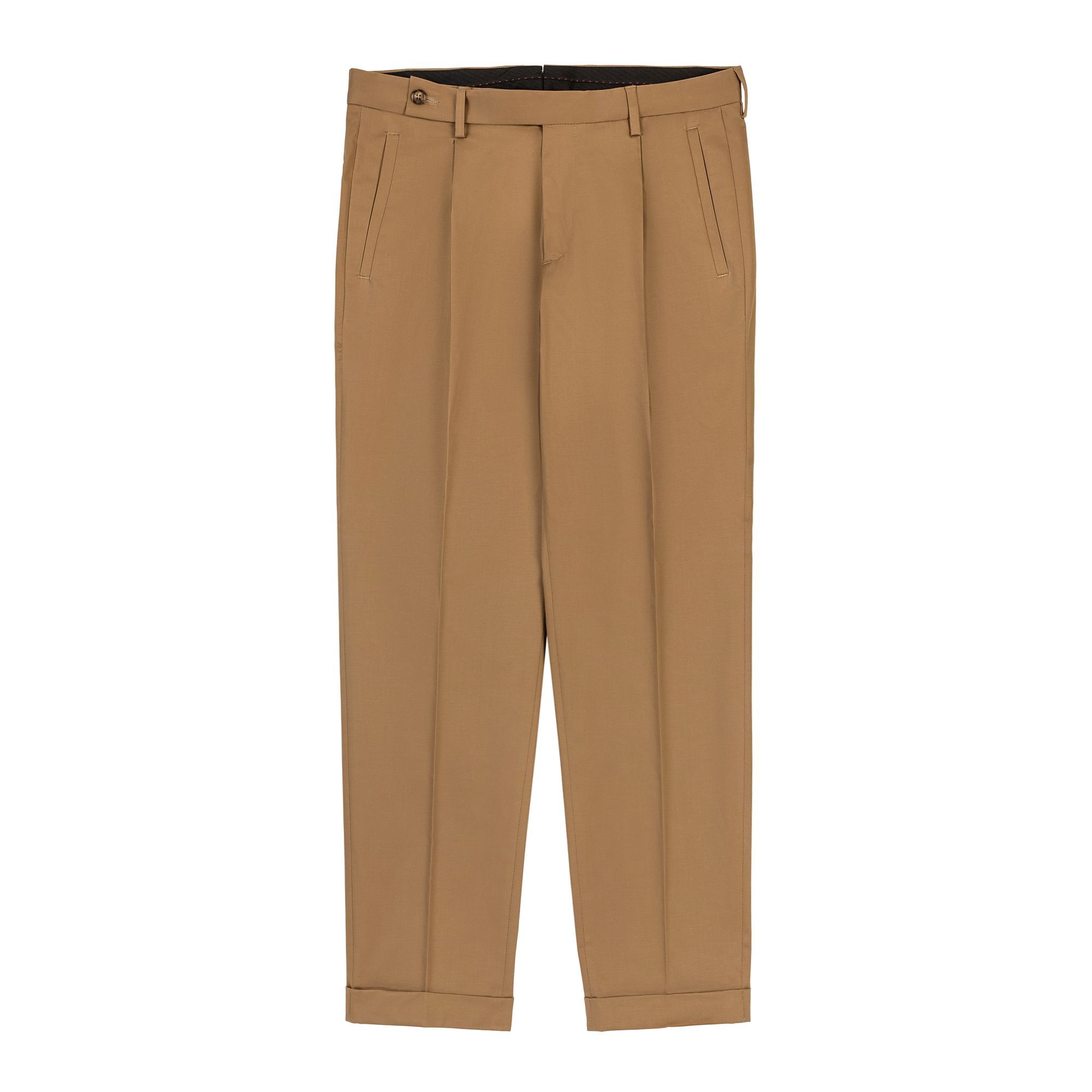 Pantalone Beige in Misto Cotone Elio Evan