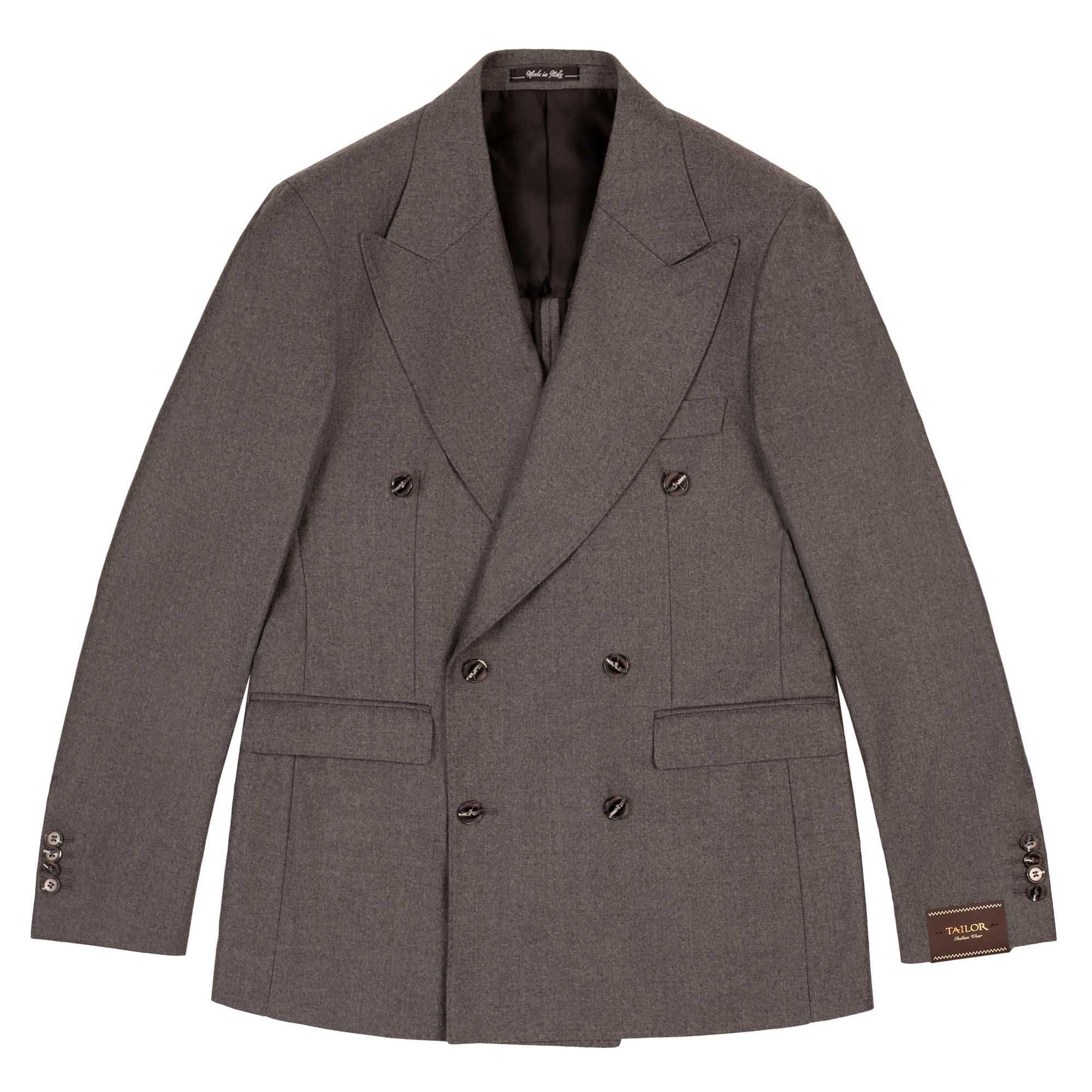 Giacca Doppiopetto Uomo Grigio