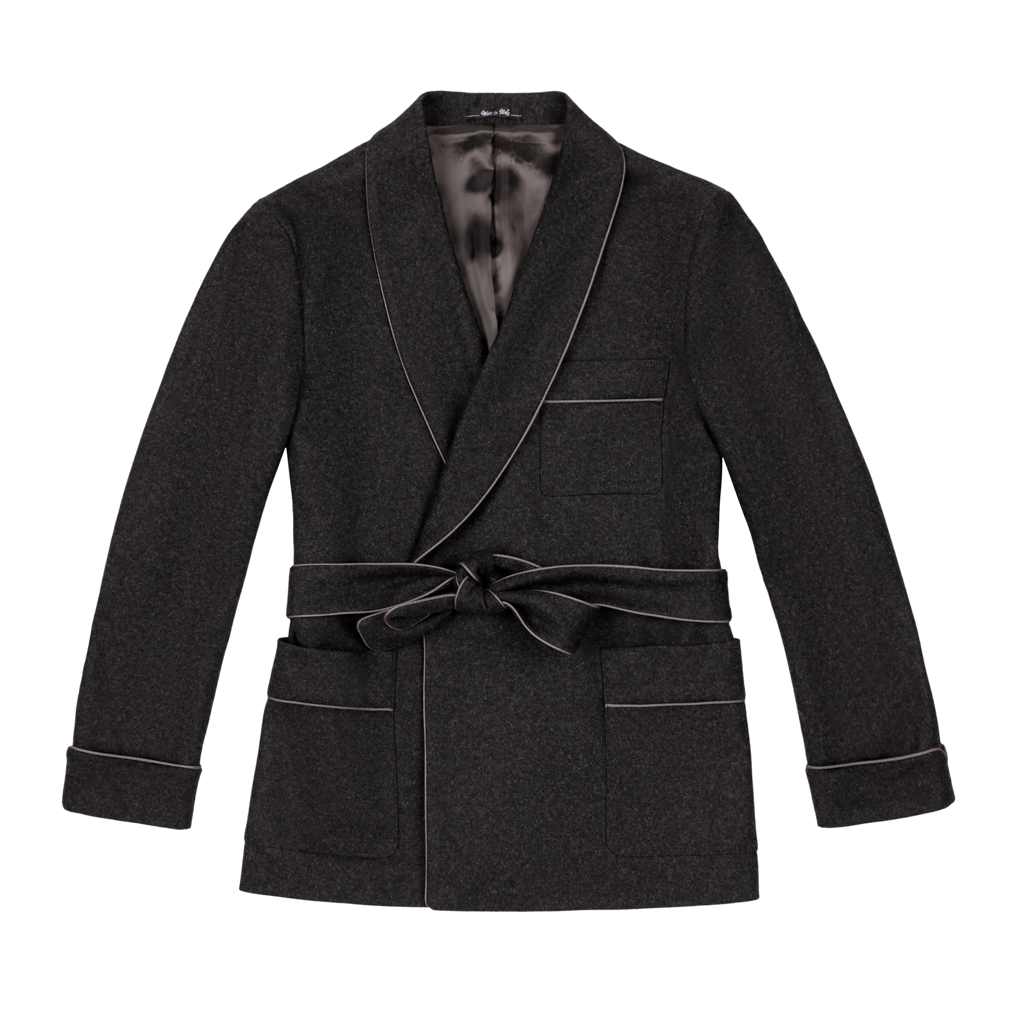 Vestaglia Flanella Grigia