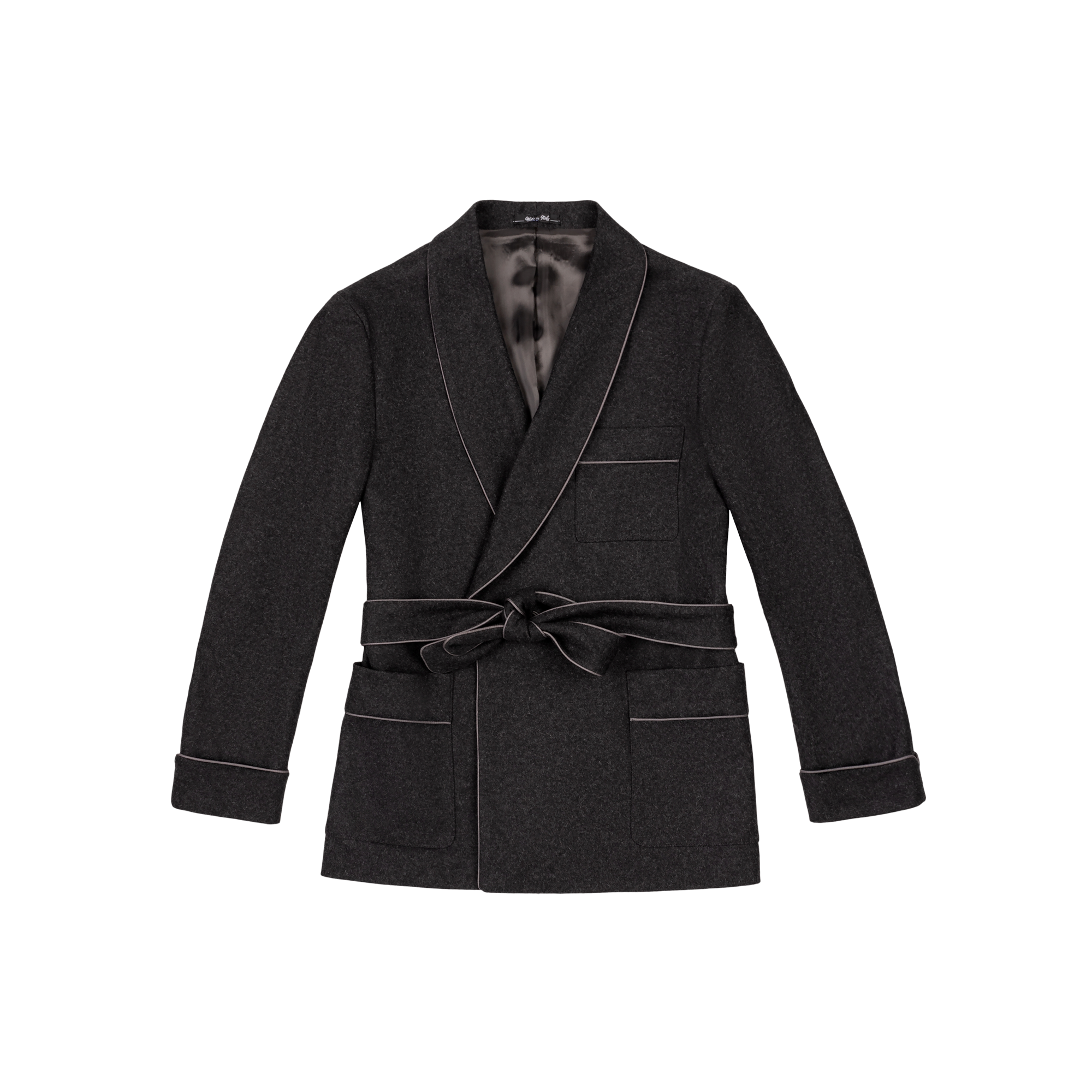 Vestaglia Flanella Grigia