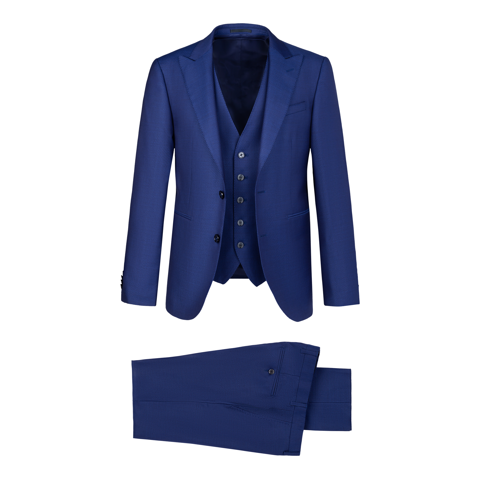 completo uomo blu royal