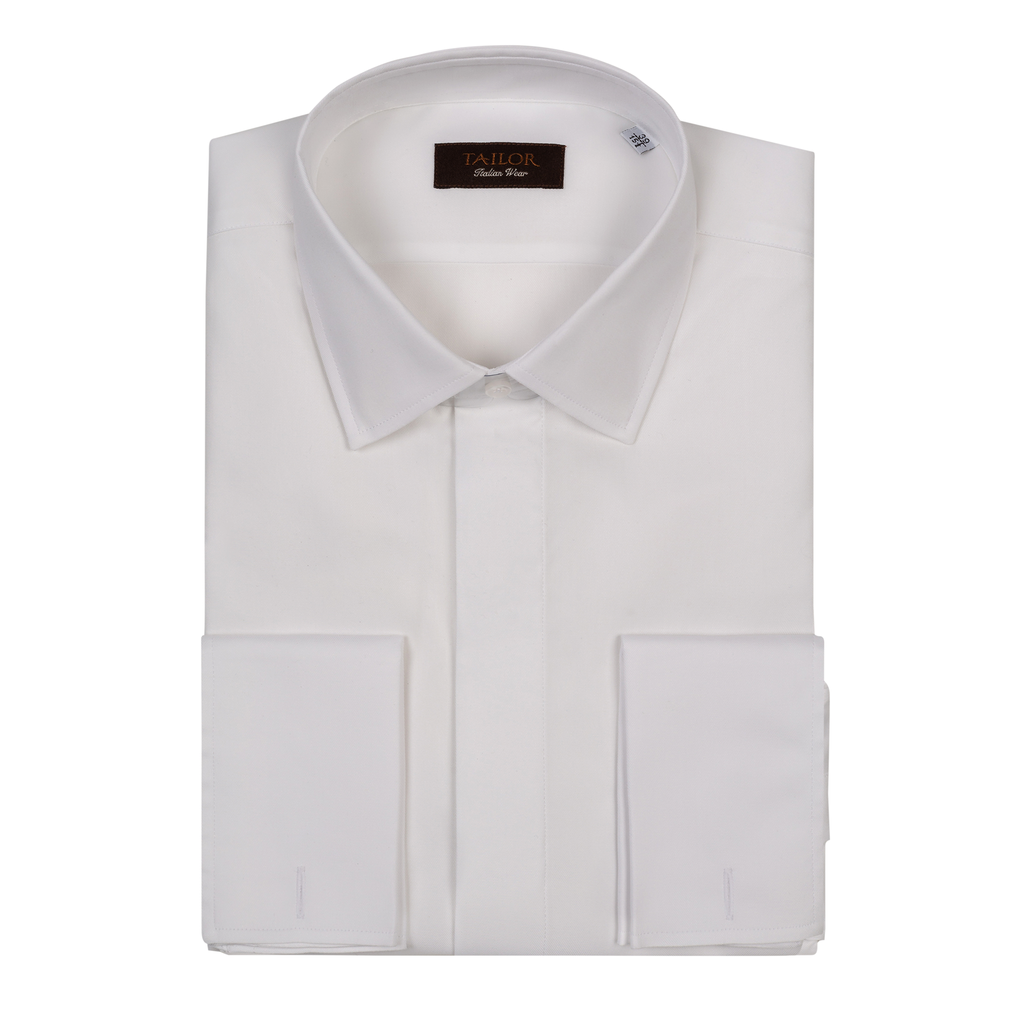 Camicia bianca con polso doppio