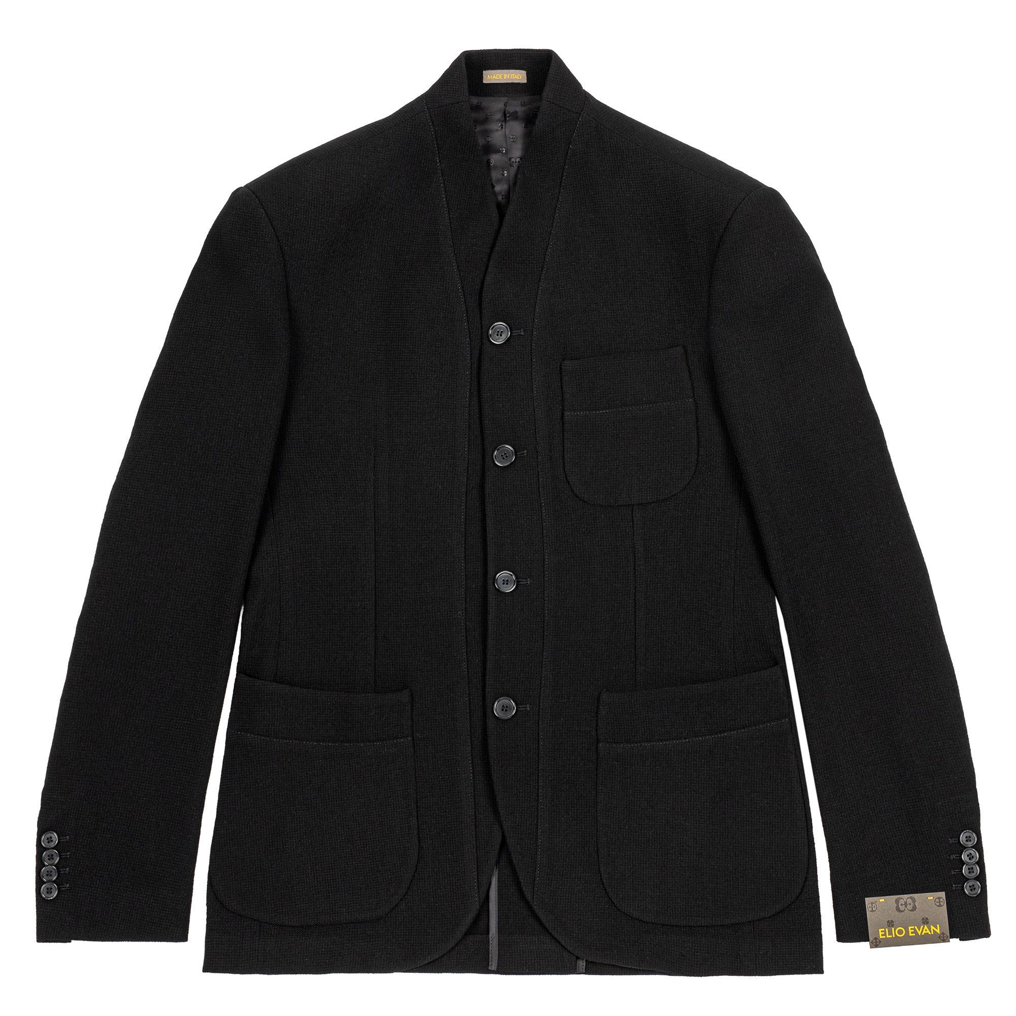 Giacca Uomo Destrutturata in Lana a Maglia