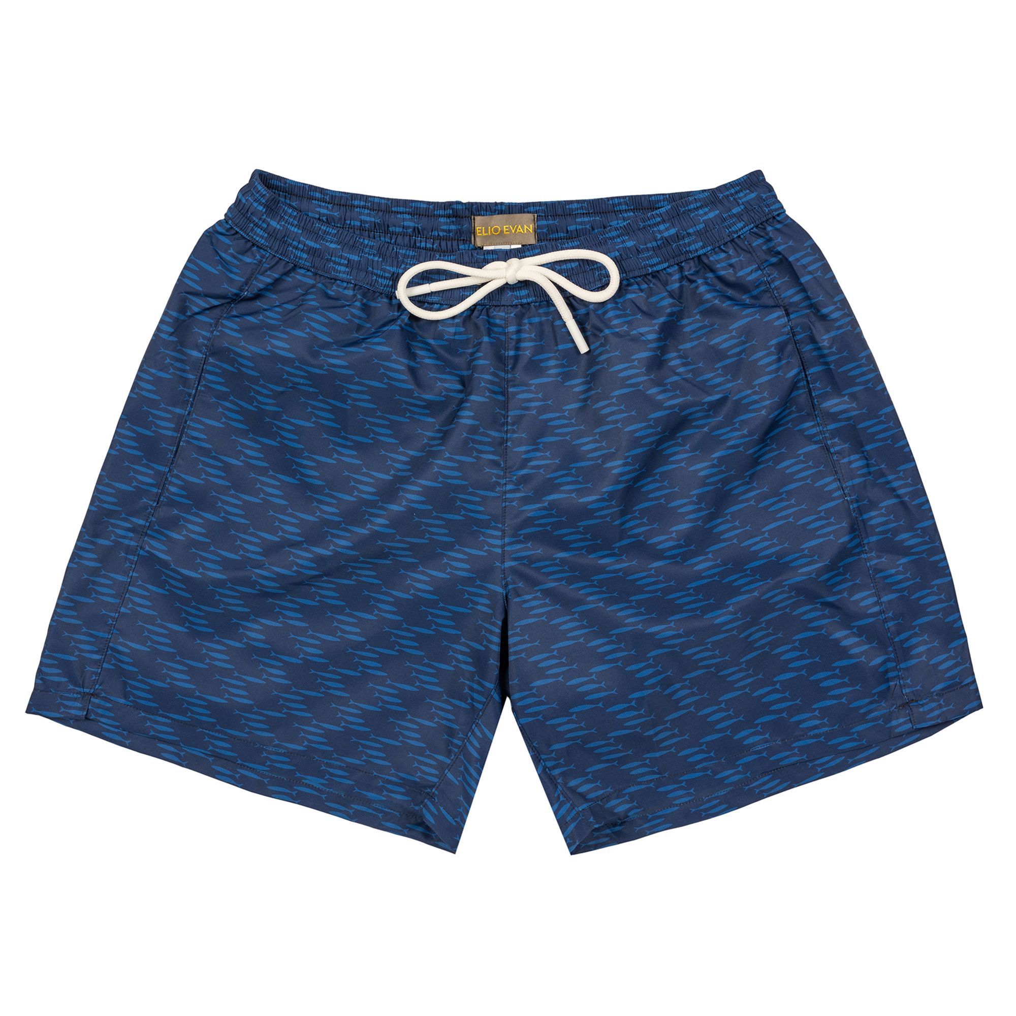 Boxer Mare Uomo “Panarea” Stampa Pesci Blu