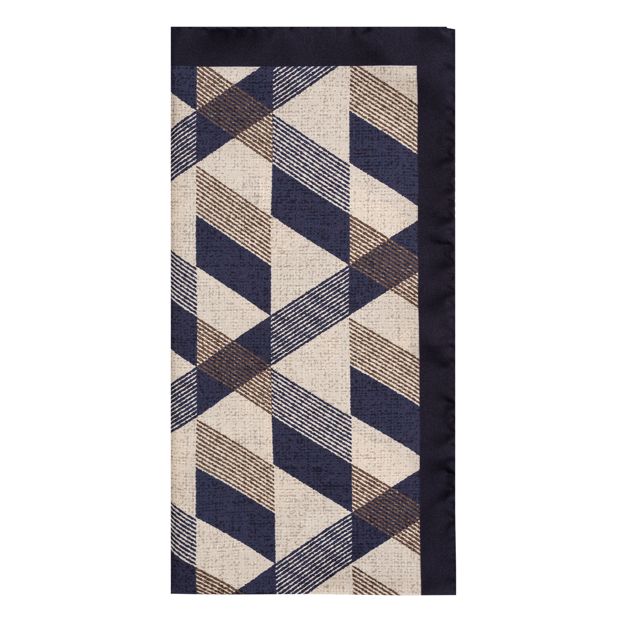 Foulard in seta a stampa tavola reale