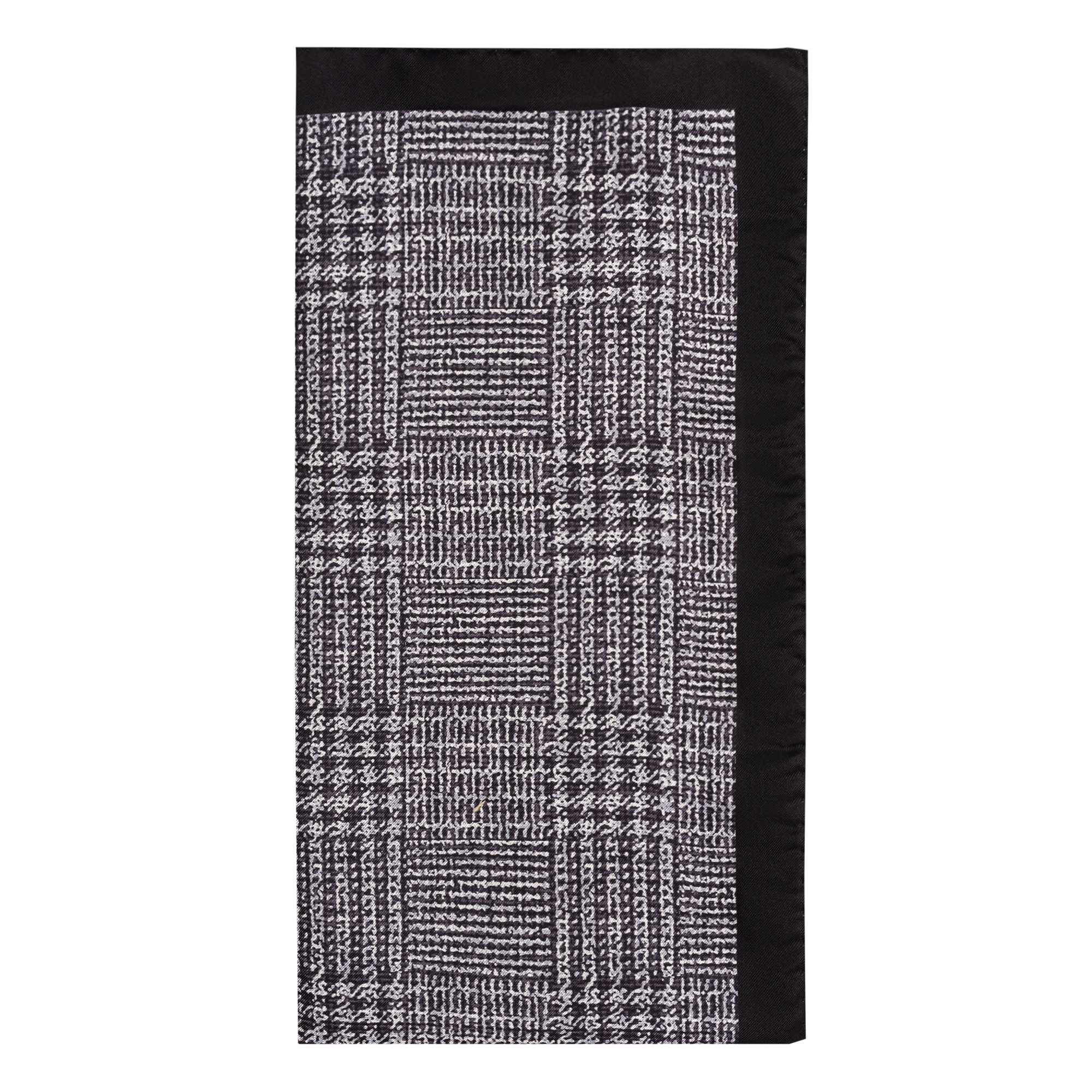 Foulard a quadri Galles grigio