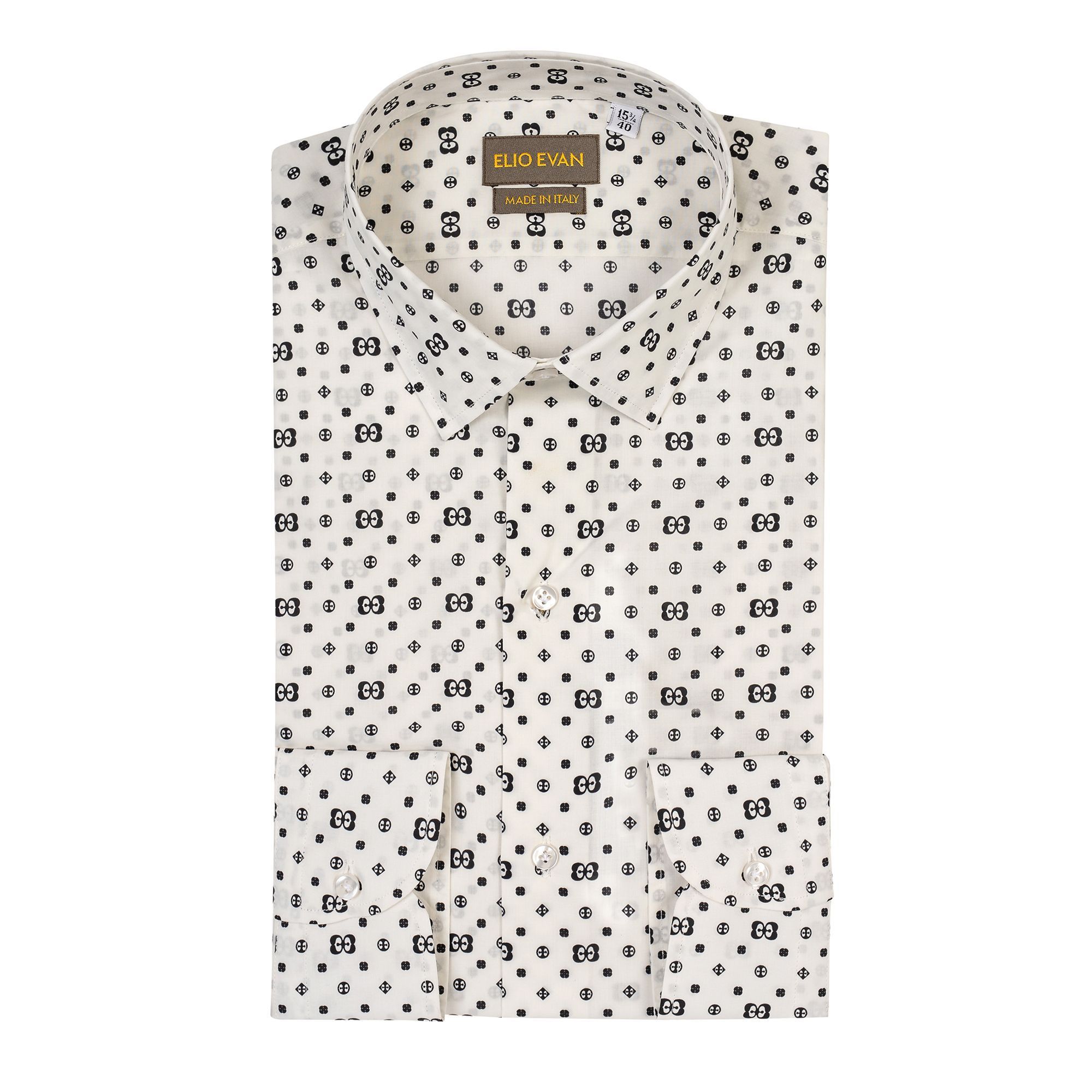 Camicia Con Fantasia Del Brand