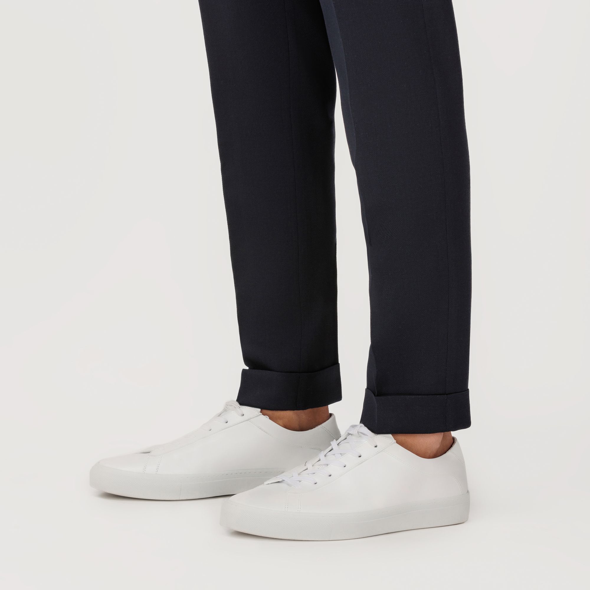 Sneakers Bianche In Pelle