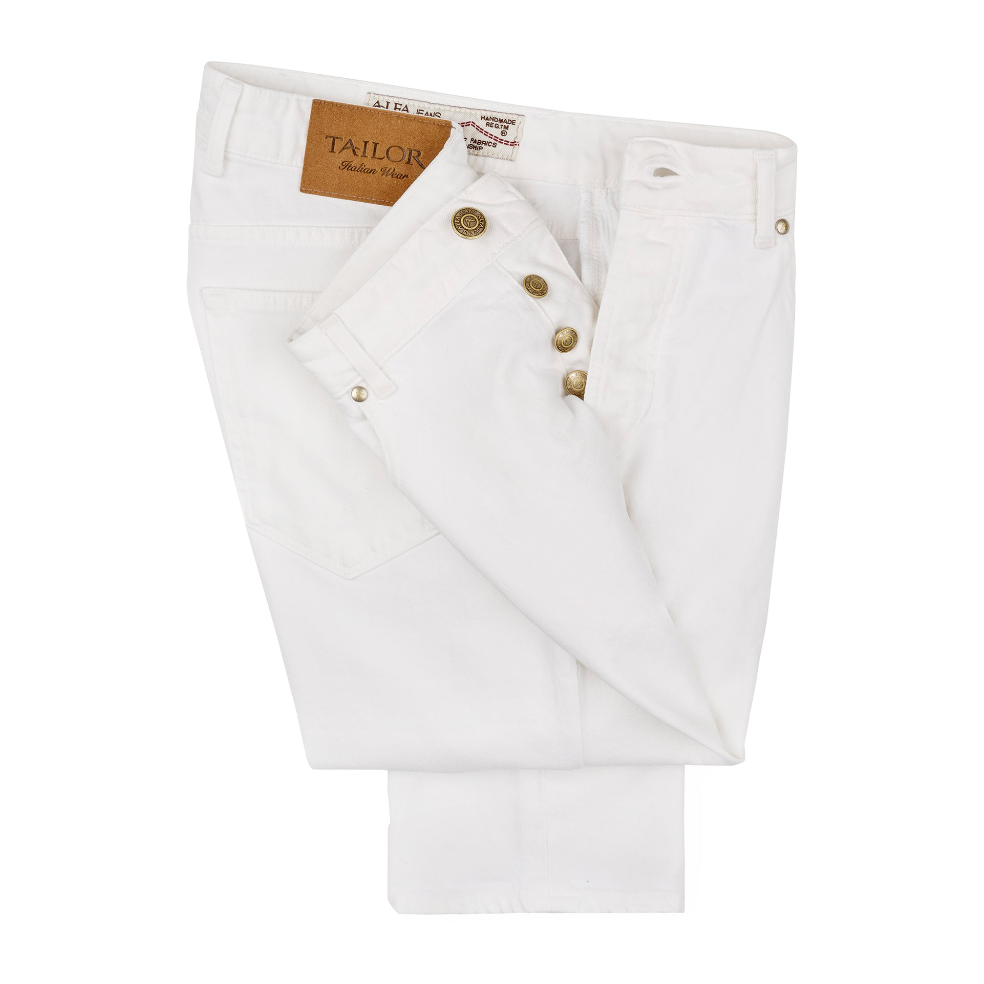 Pantalone Jeans Bianco Bull