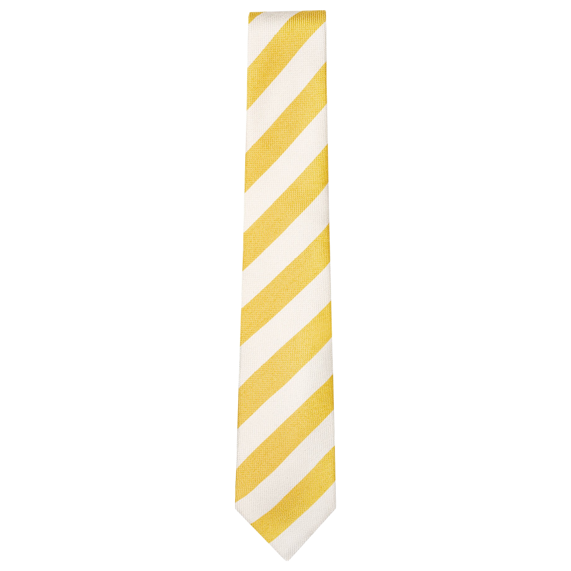 CRAVATTA A RIGHE GIALLO