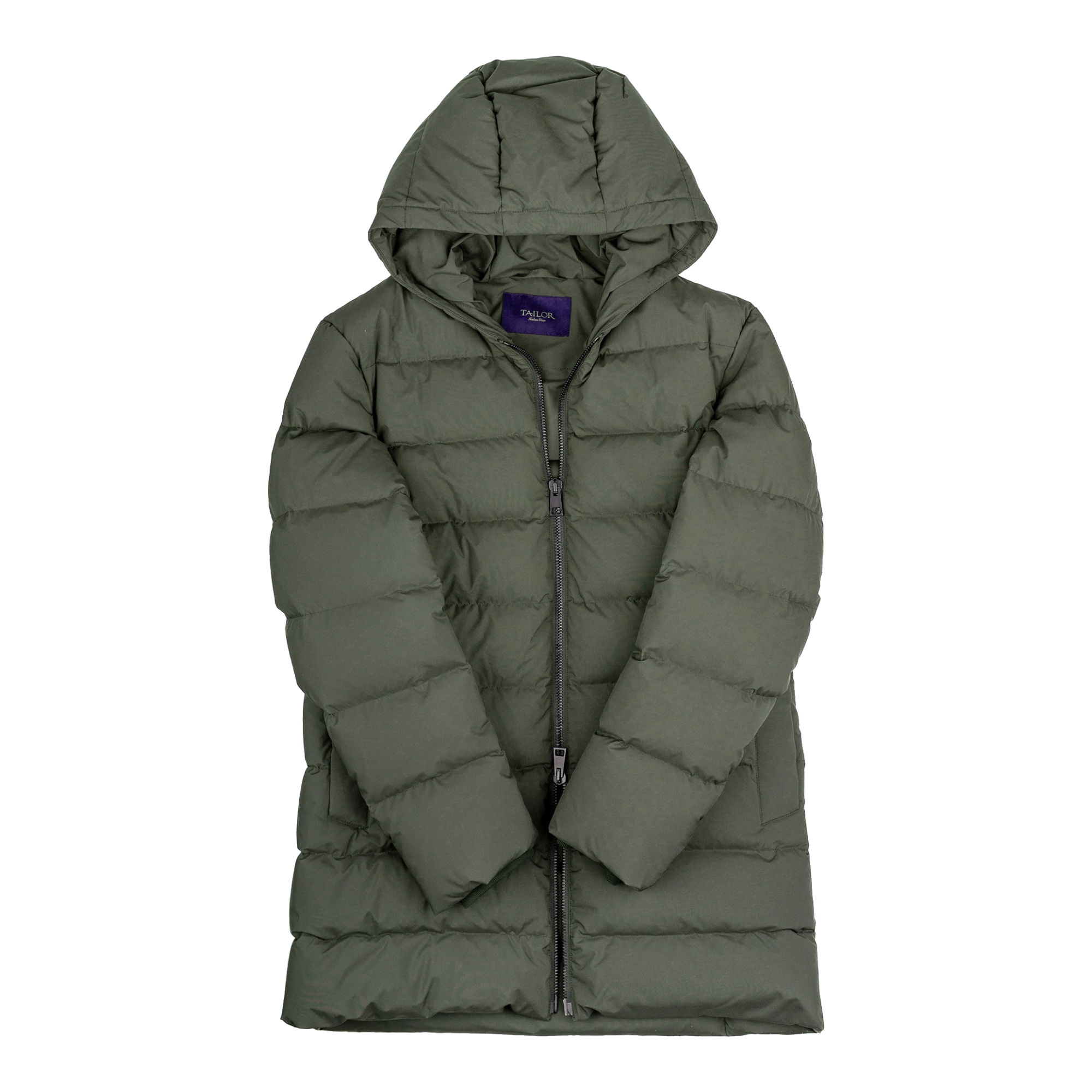 Parka Verde Piuma d'Oca