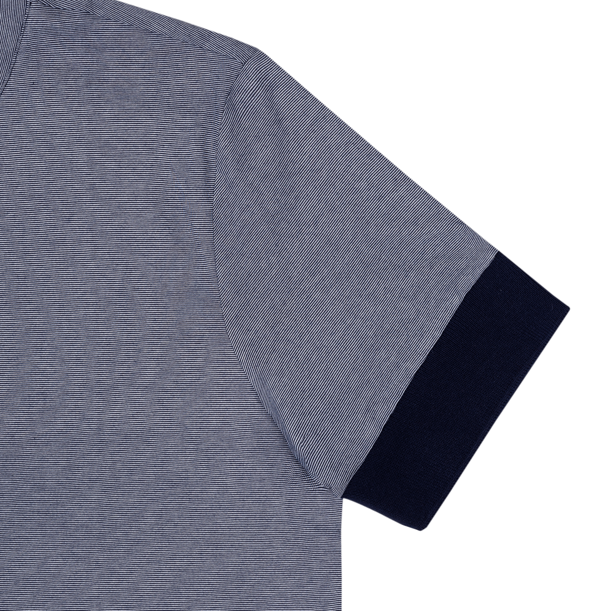 T-shirt a righe barrè blu 