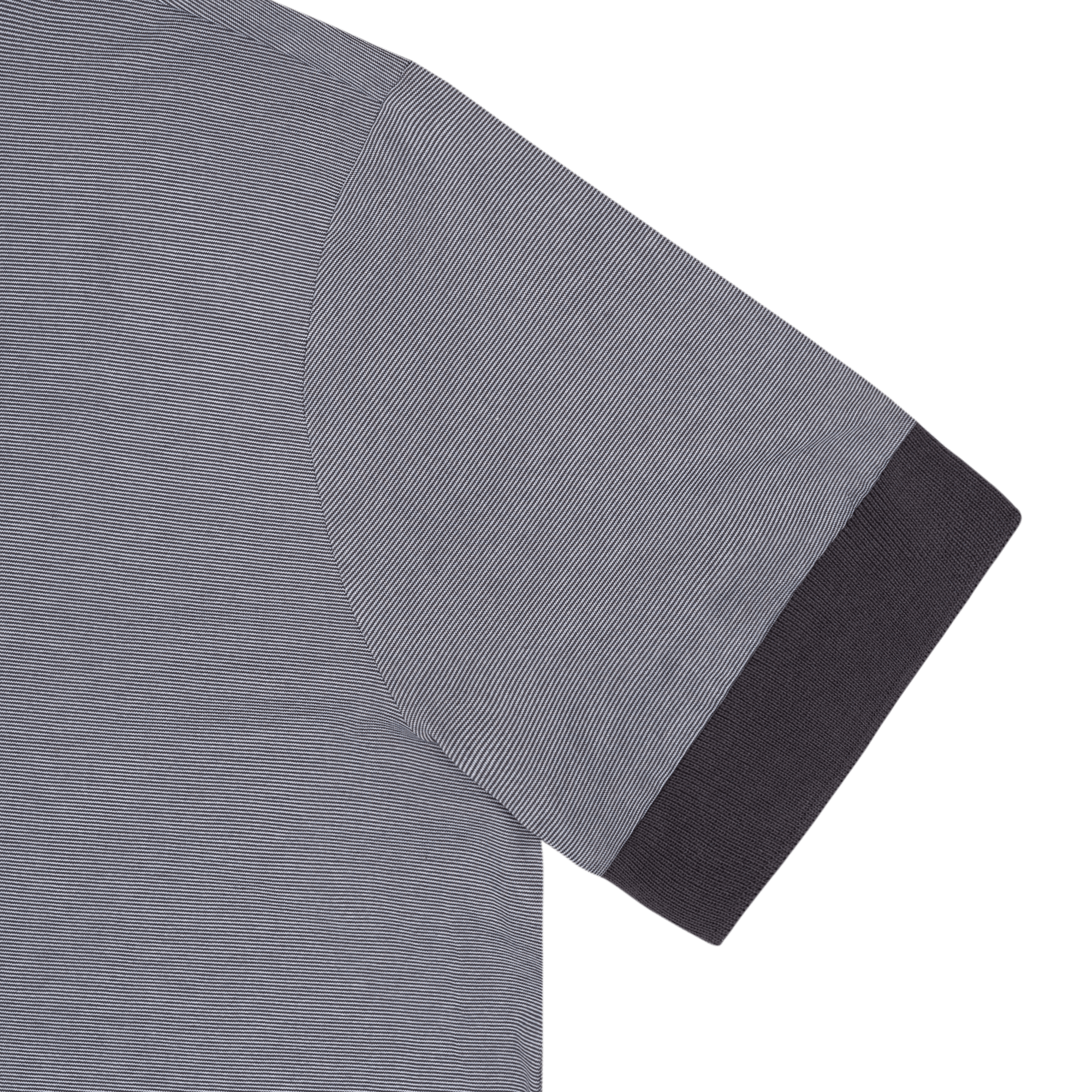 T-shirt a righe grigie da uomo
