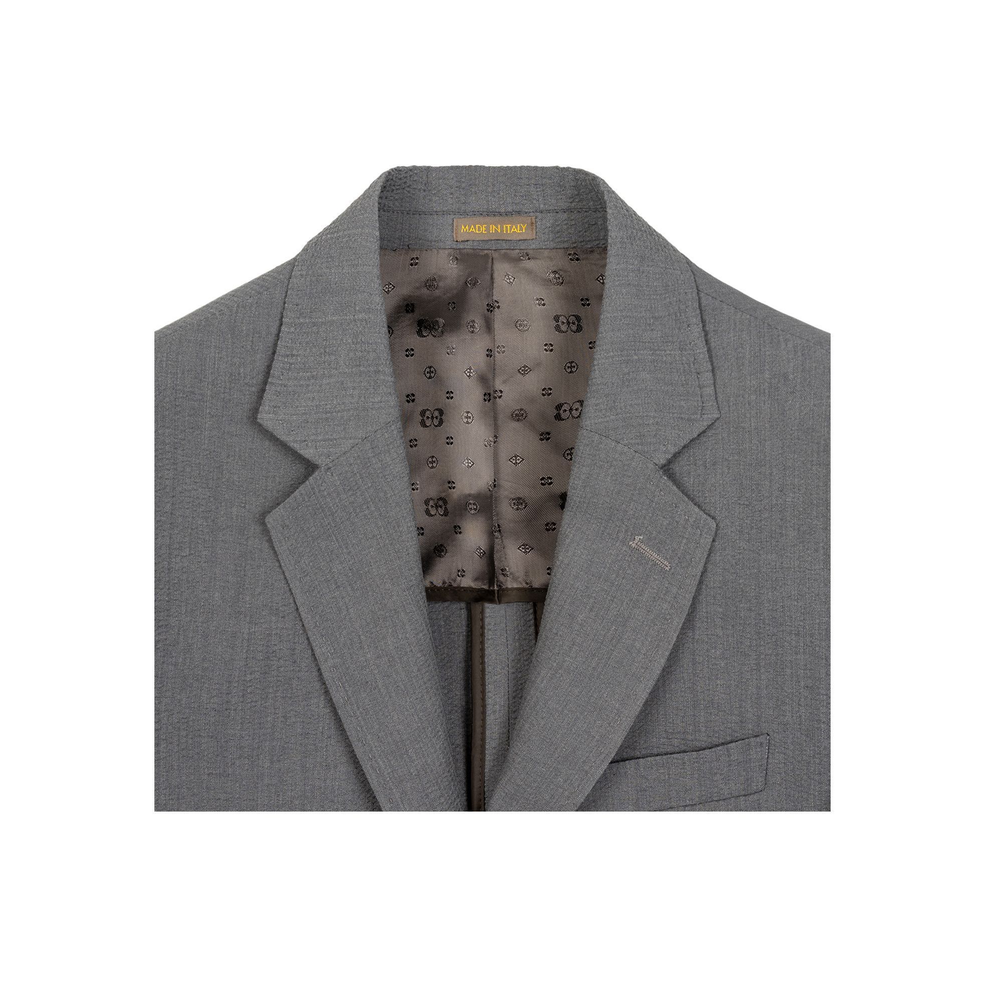 Completo Estivo Uomo Seersucker Grigio