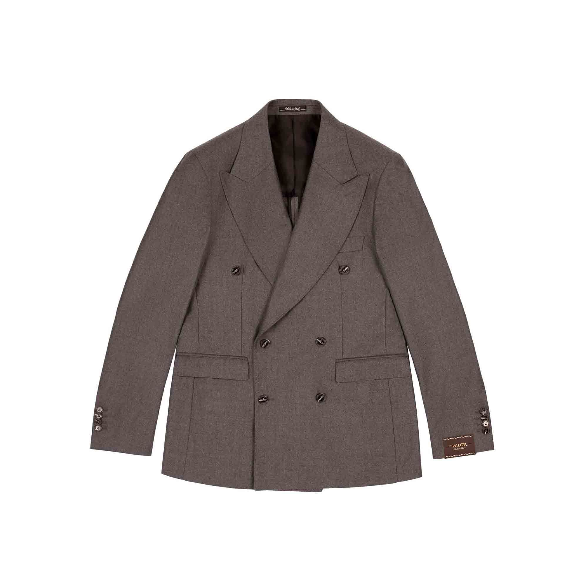 Giacca Doppiopetto Uomo Grigio