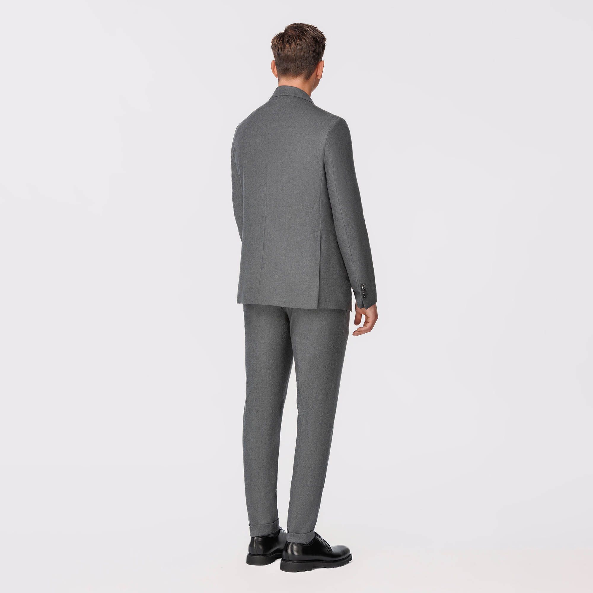 Giacca Doppiopetto Uomo Grigio