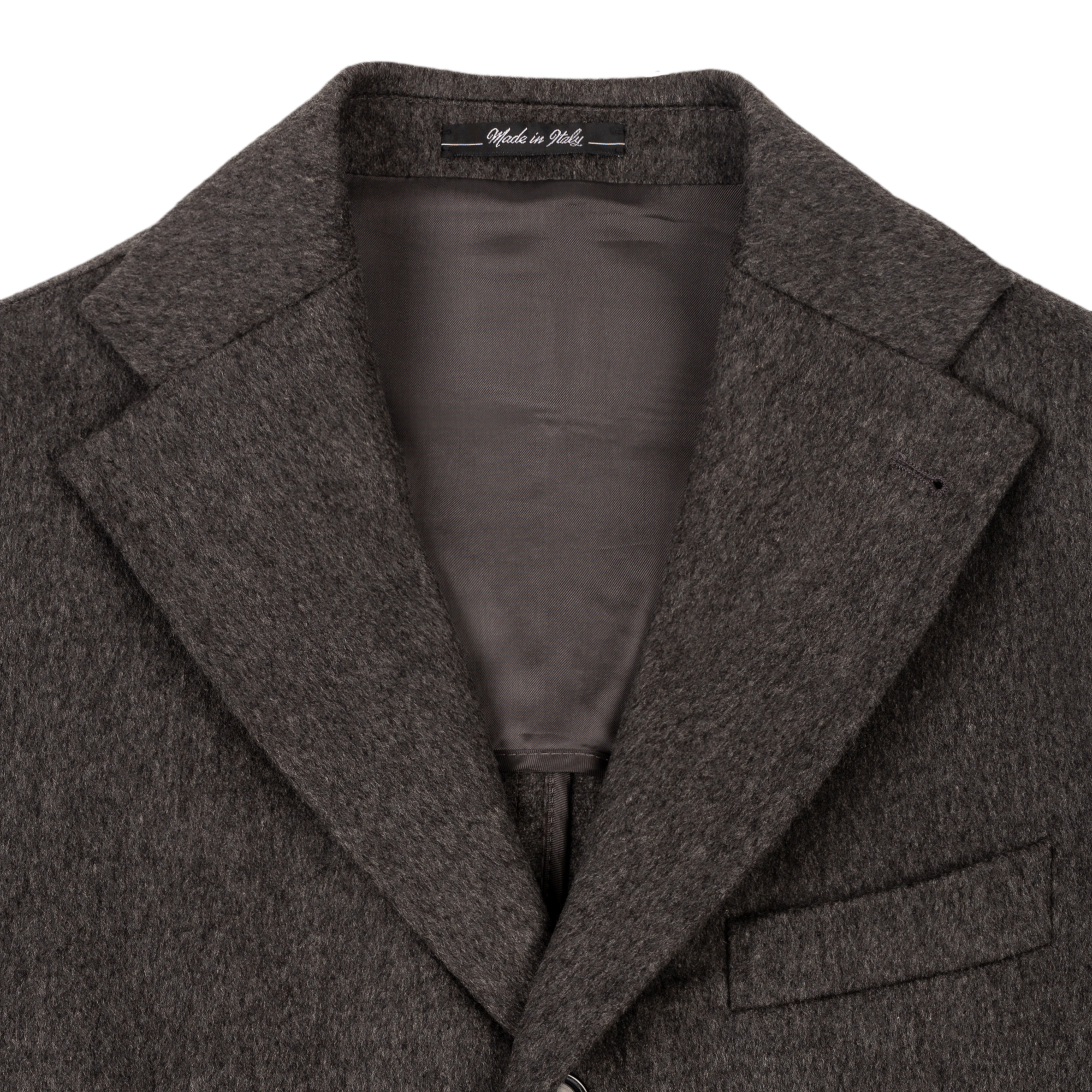 Cappotto Grigio Uomo Lana