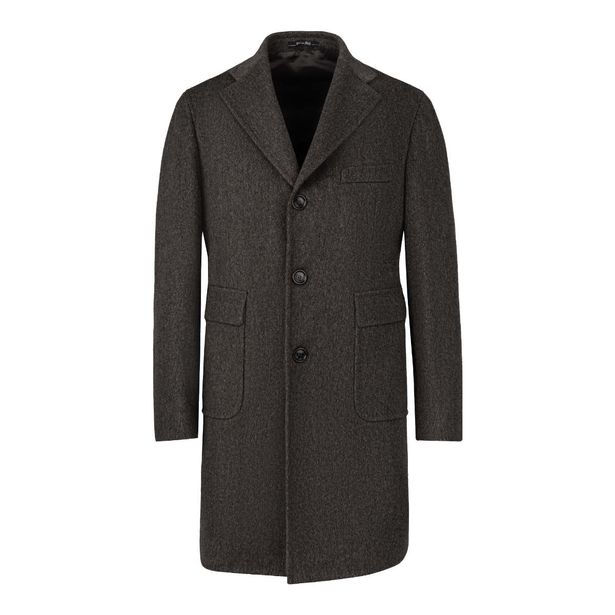 Cappotto Grigio Uomo Lana