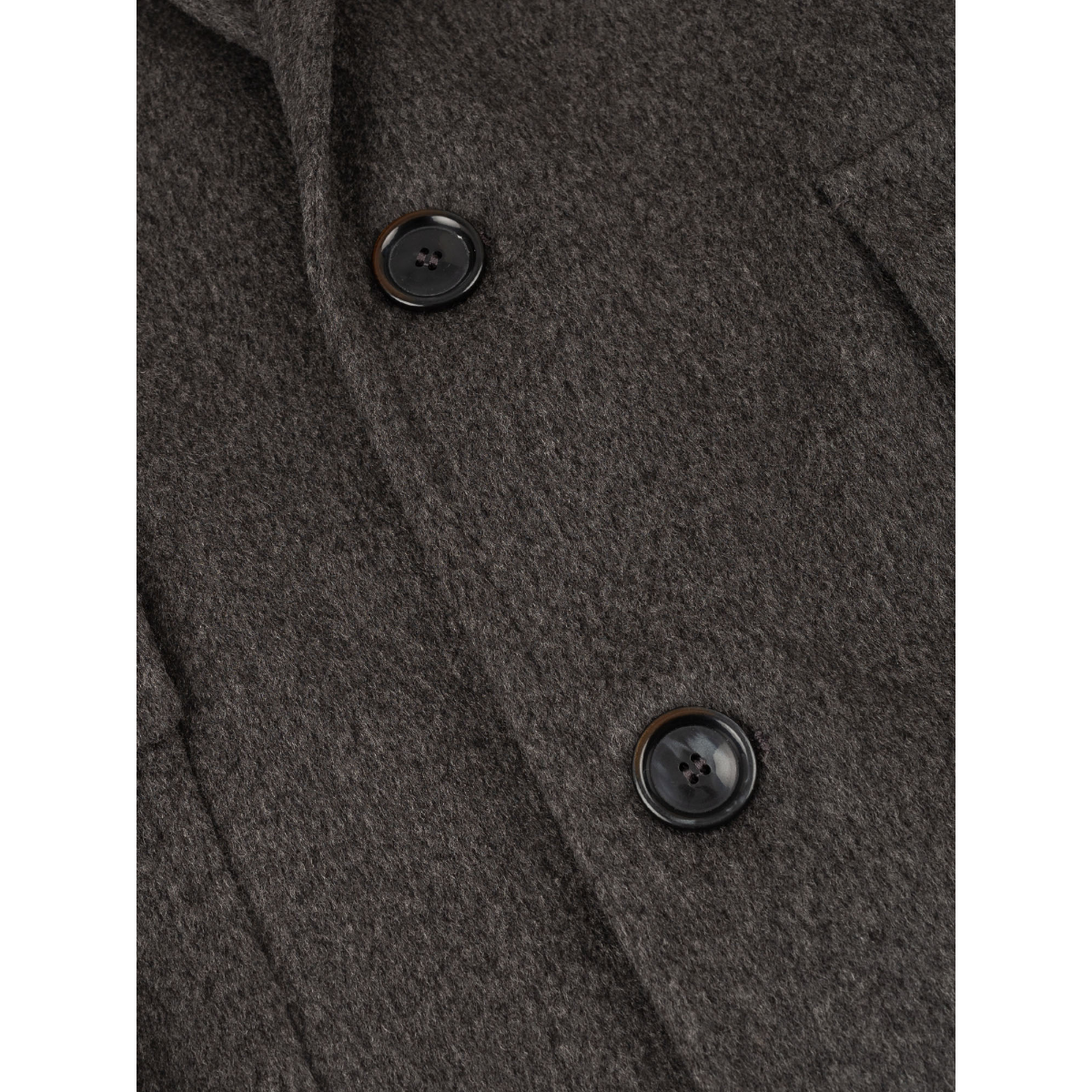 Cappotto Grigio Uomo Lana