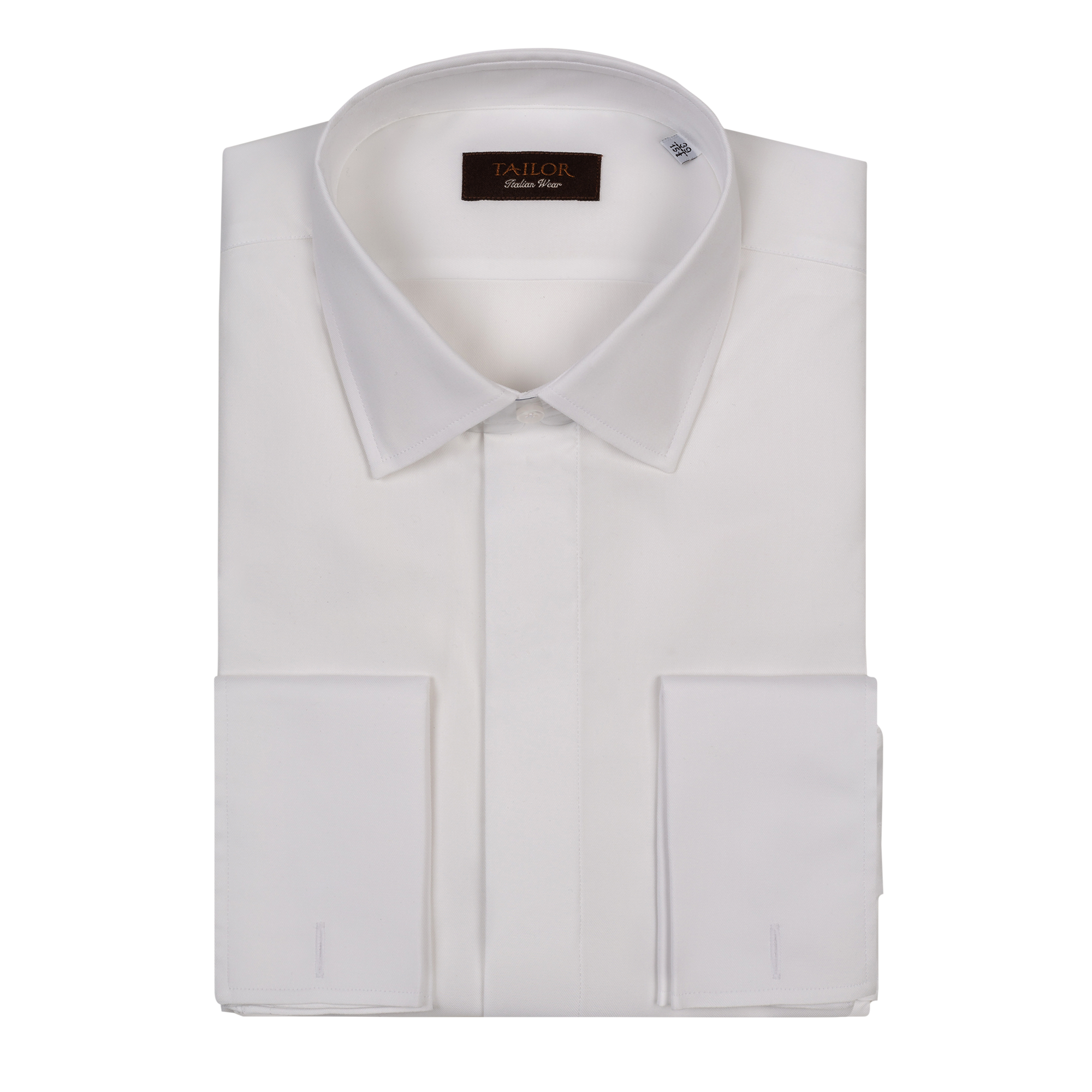 Camicia bianca con polso doppio