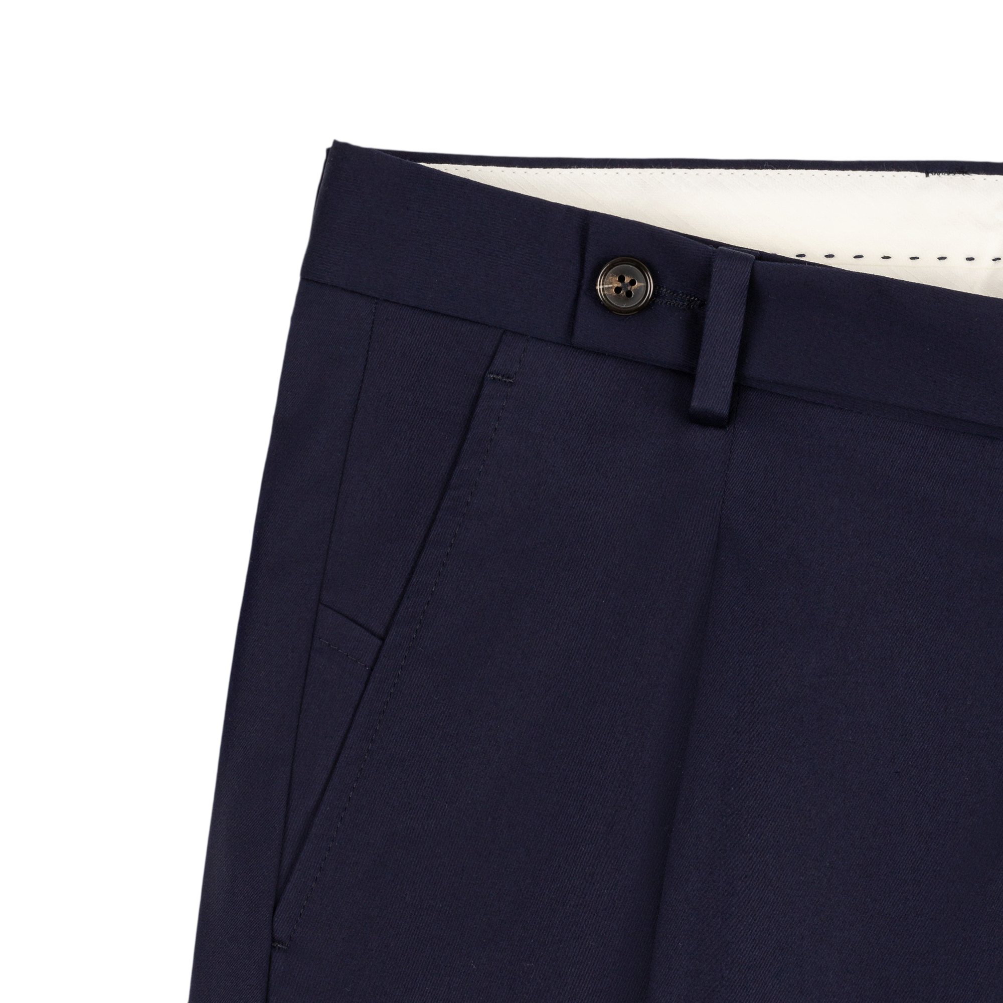Pantalone cotone elasticizzato blu