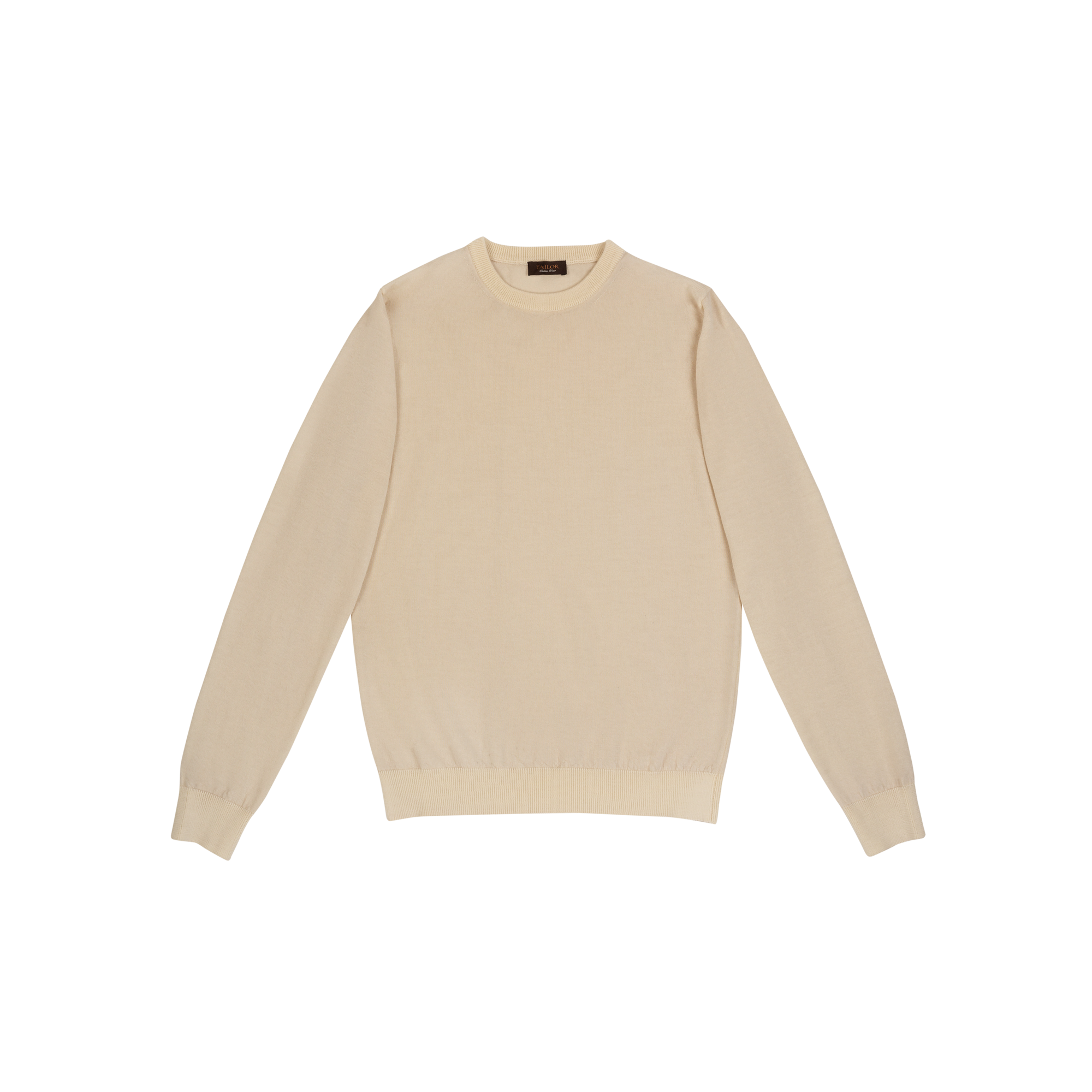Maglione Girocollo Beige