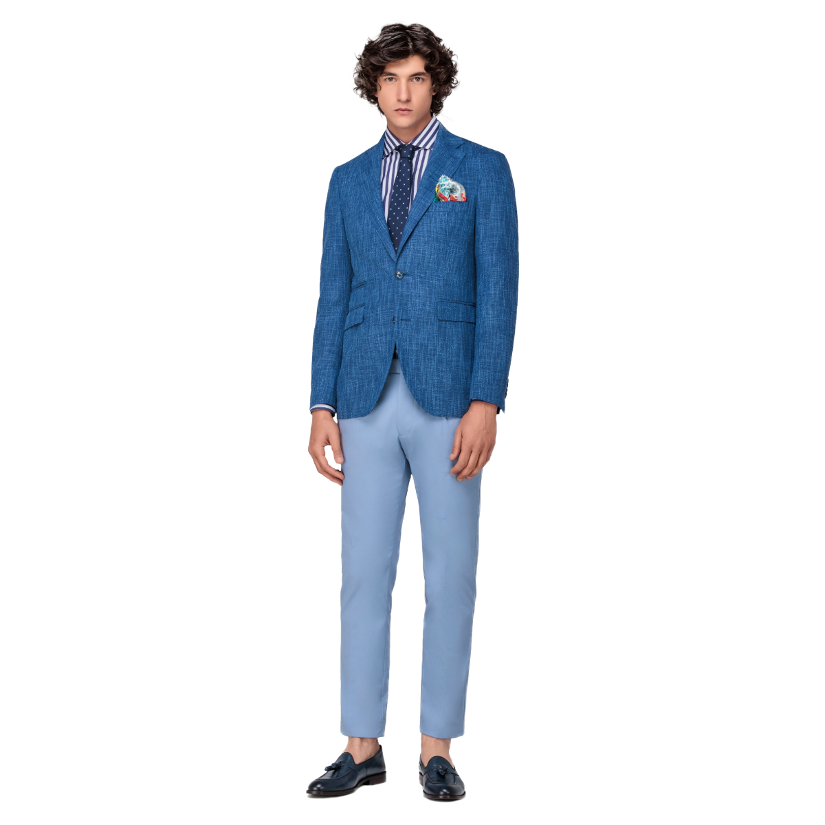 Giacca sartoriale blu royale