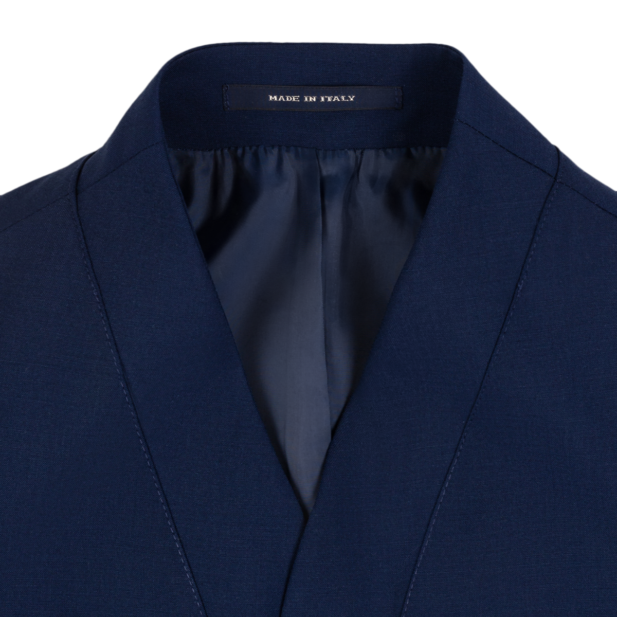 Giacca collo coreana blu