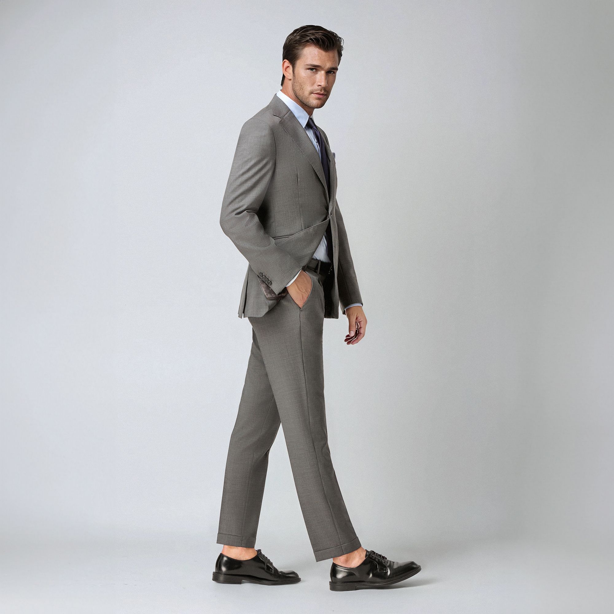 Blazer Uomo Lana Grigia