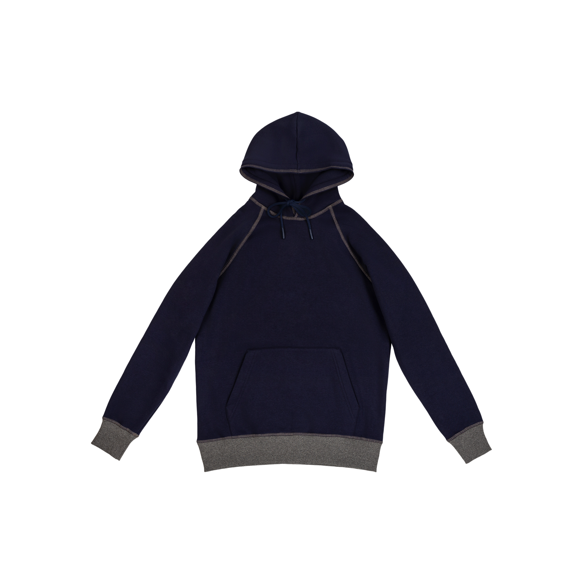Felpa con cappuccio blu