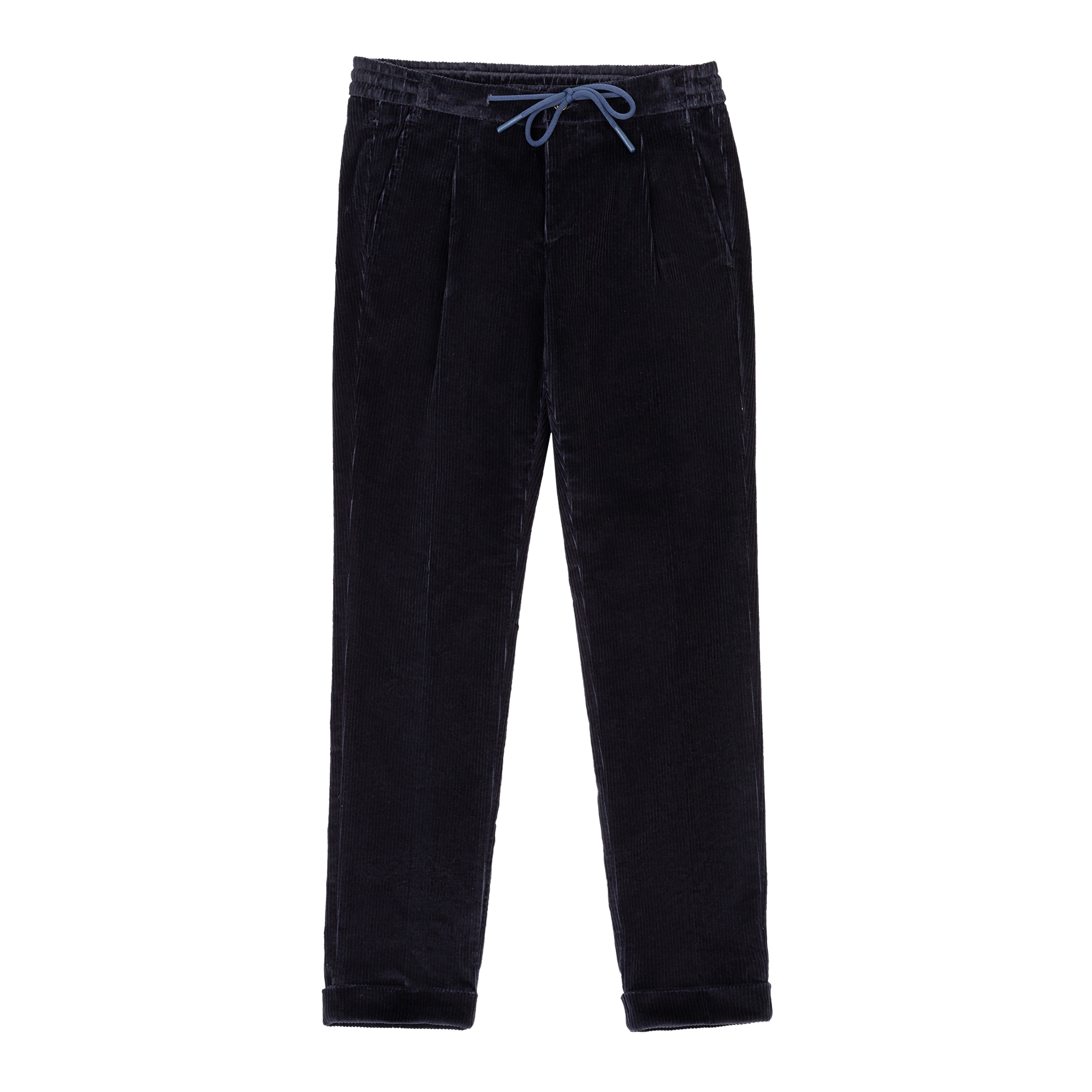 Pantalone velluto a coste blu