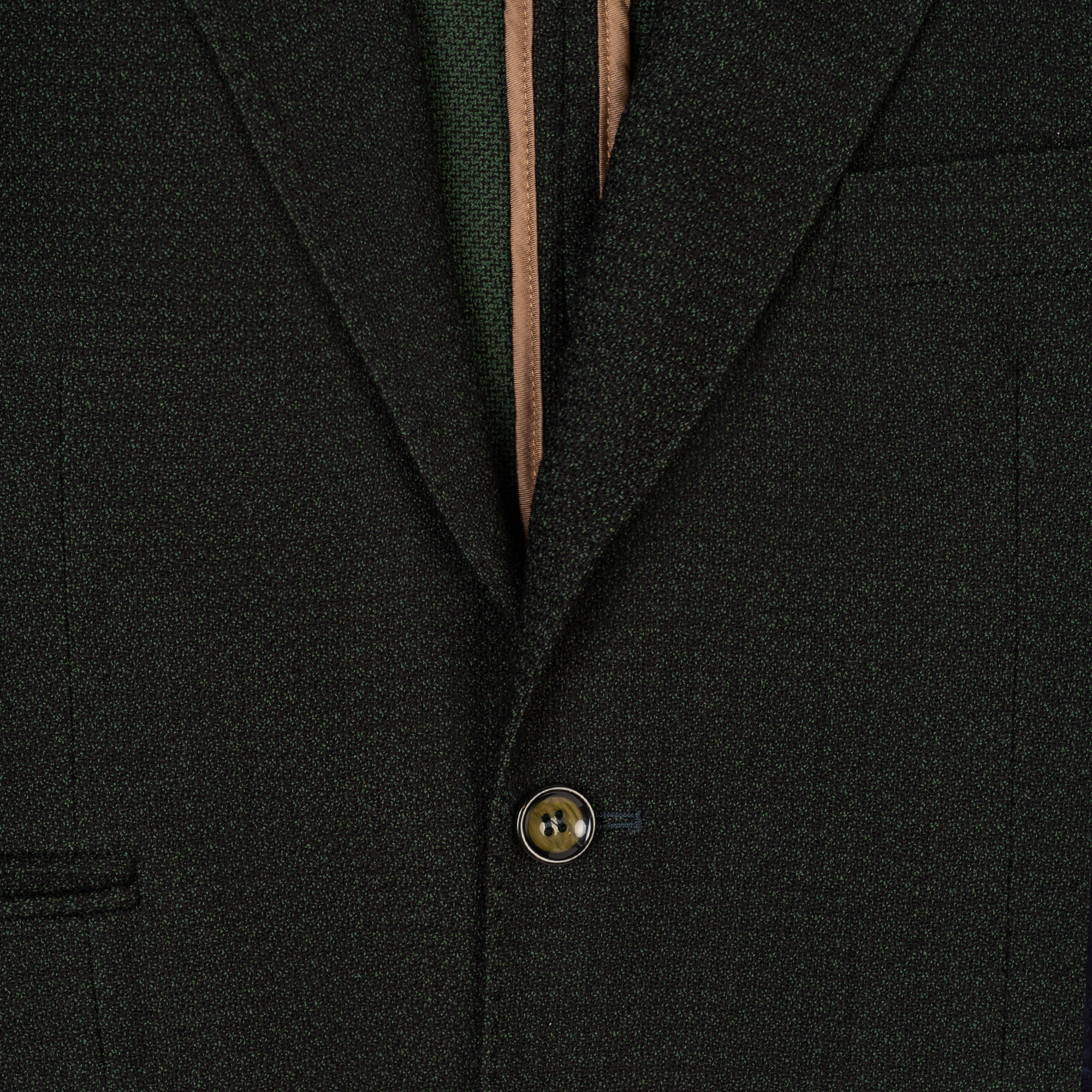Giacca verde effetto maglia
