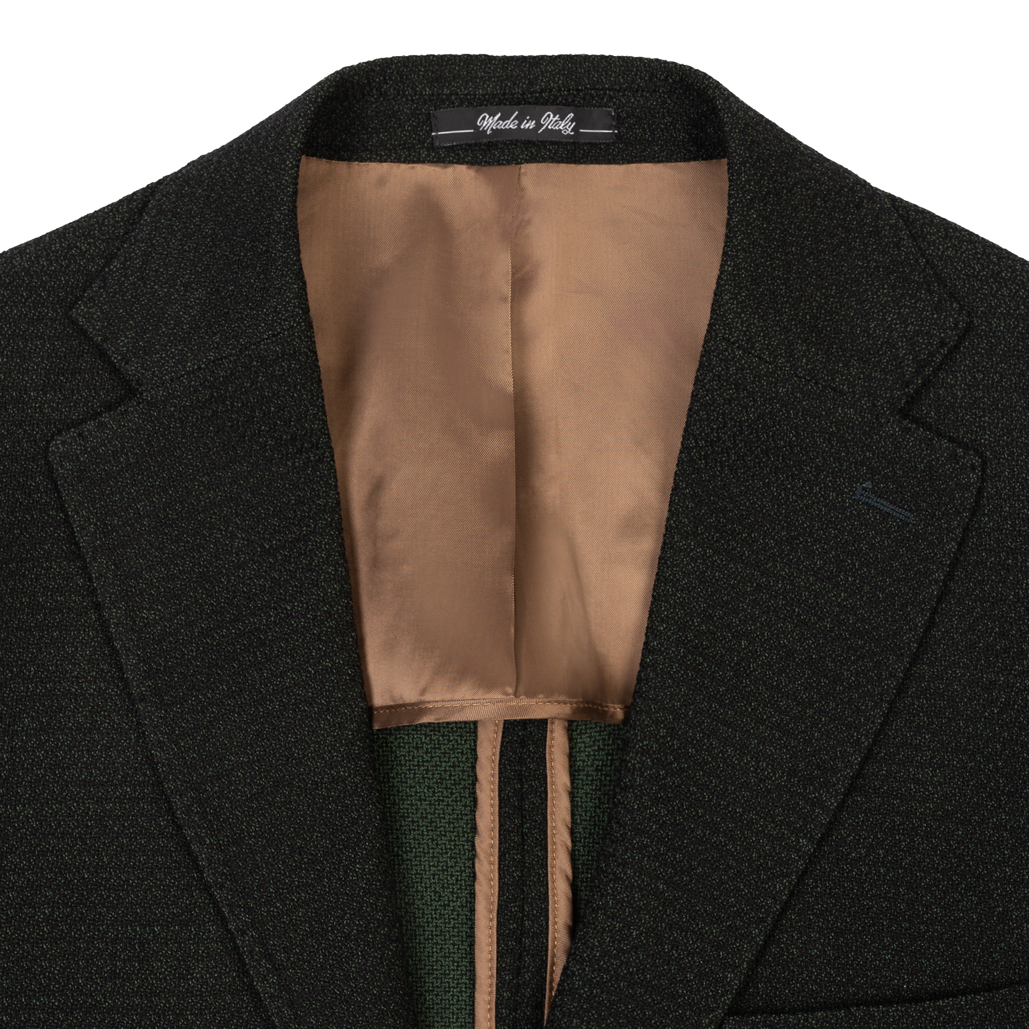 Giacca verde effetto maglia