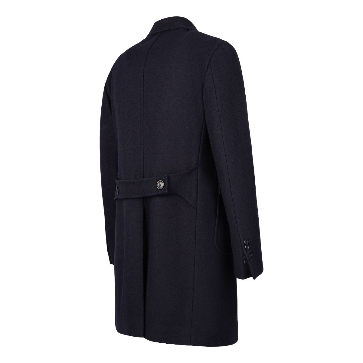 Cappotto Blu Uomo Lana