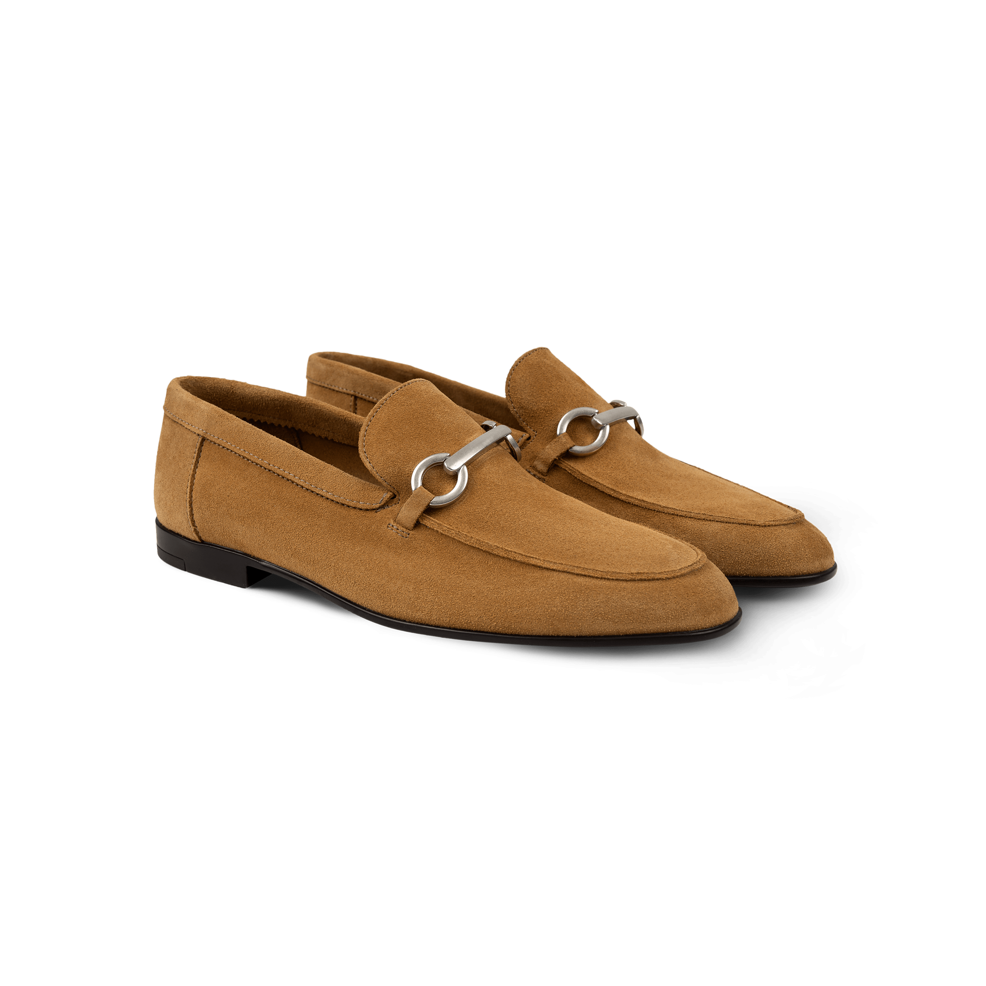 Mocassino con morsetto ocra