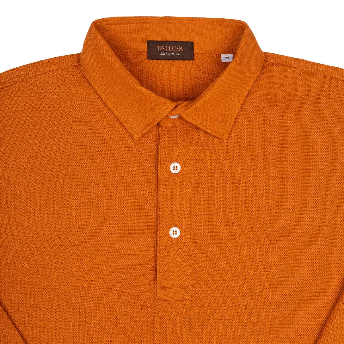 Polo Manica Lunga Arancio 