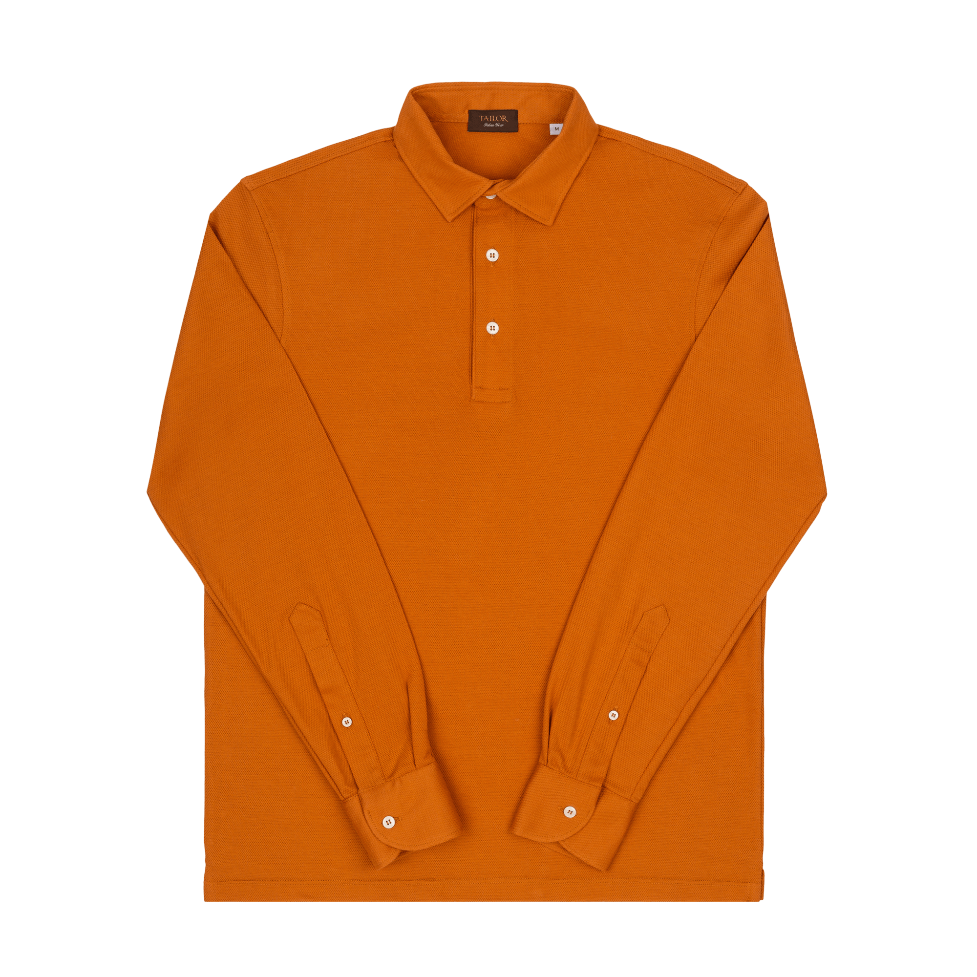 Polo Manica Lunga Arancio 