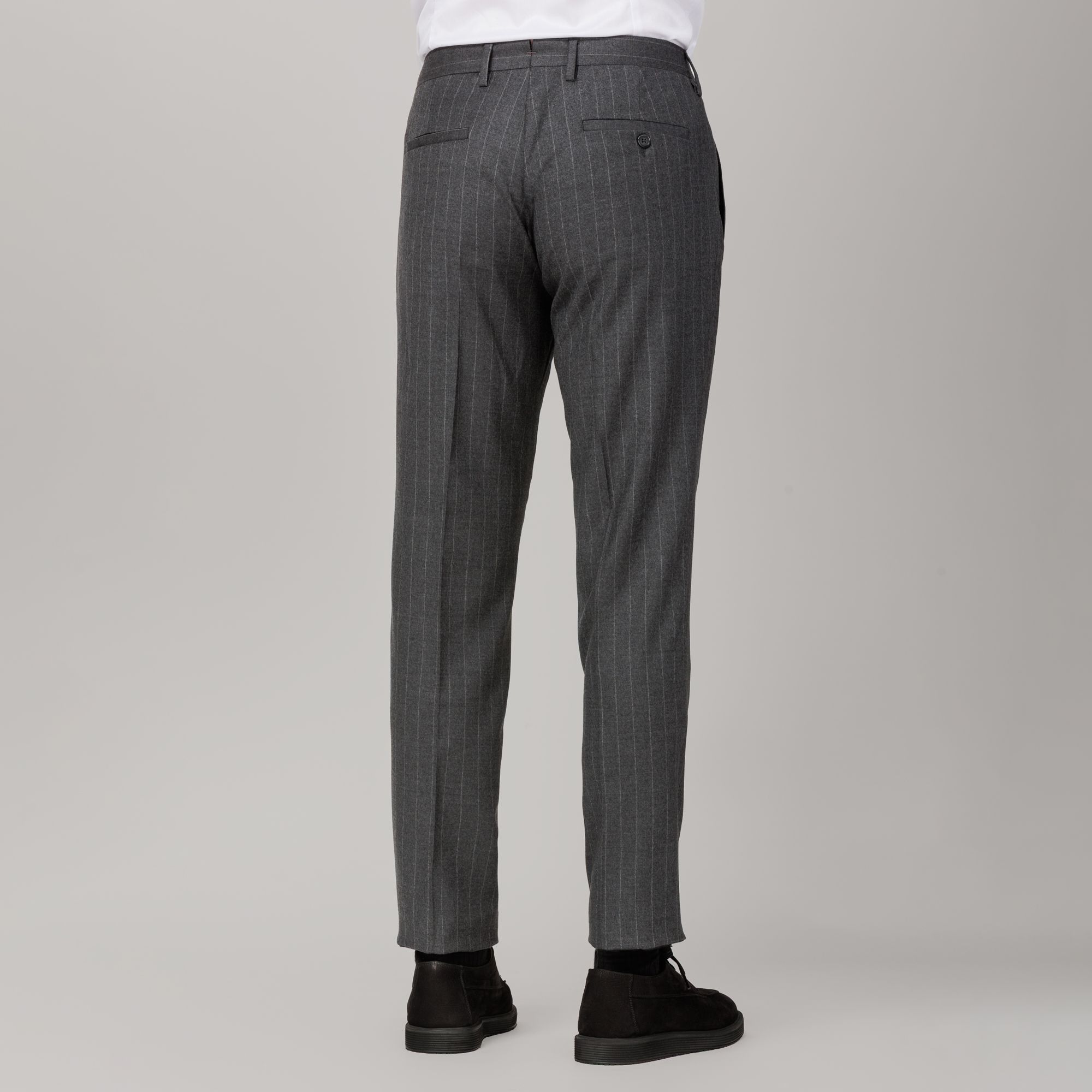 Abito Doppiopetto Uomo Grigio Gessato