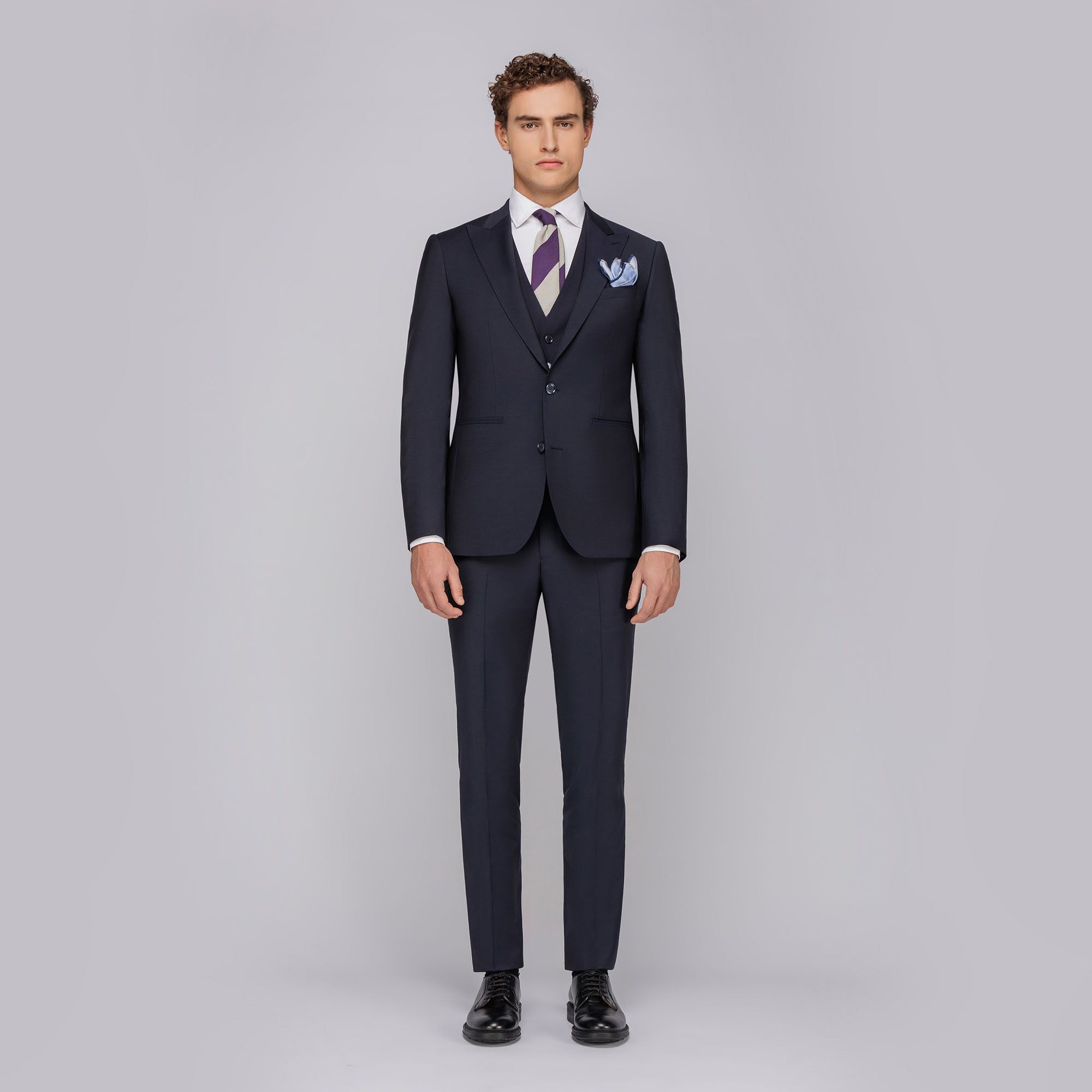 abito blu uomo matrimonio