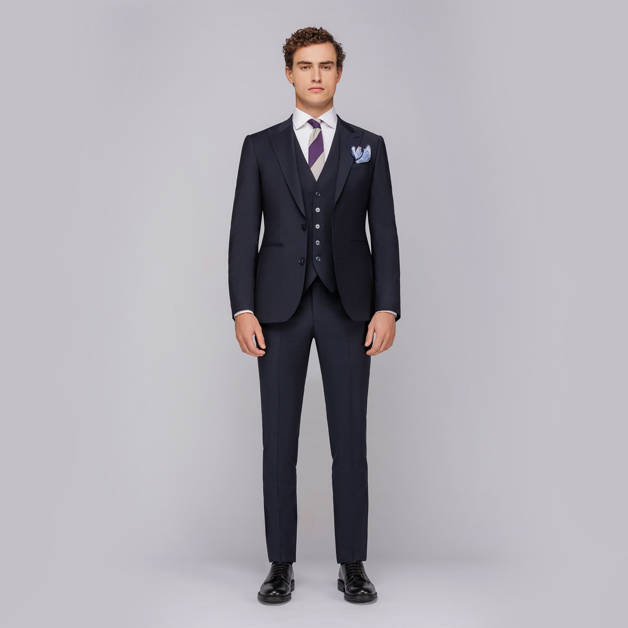 abito blu uomo matrimonio