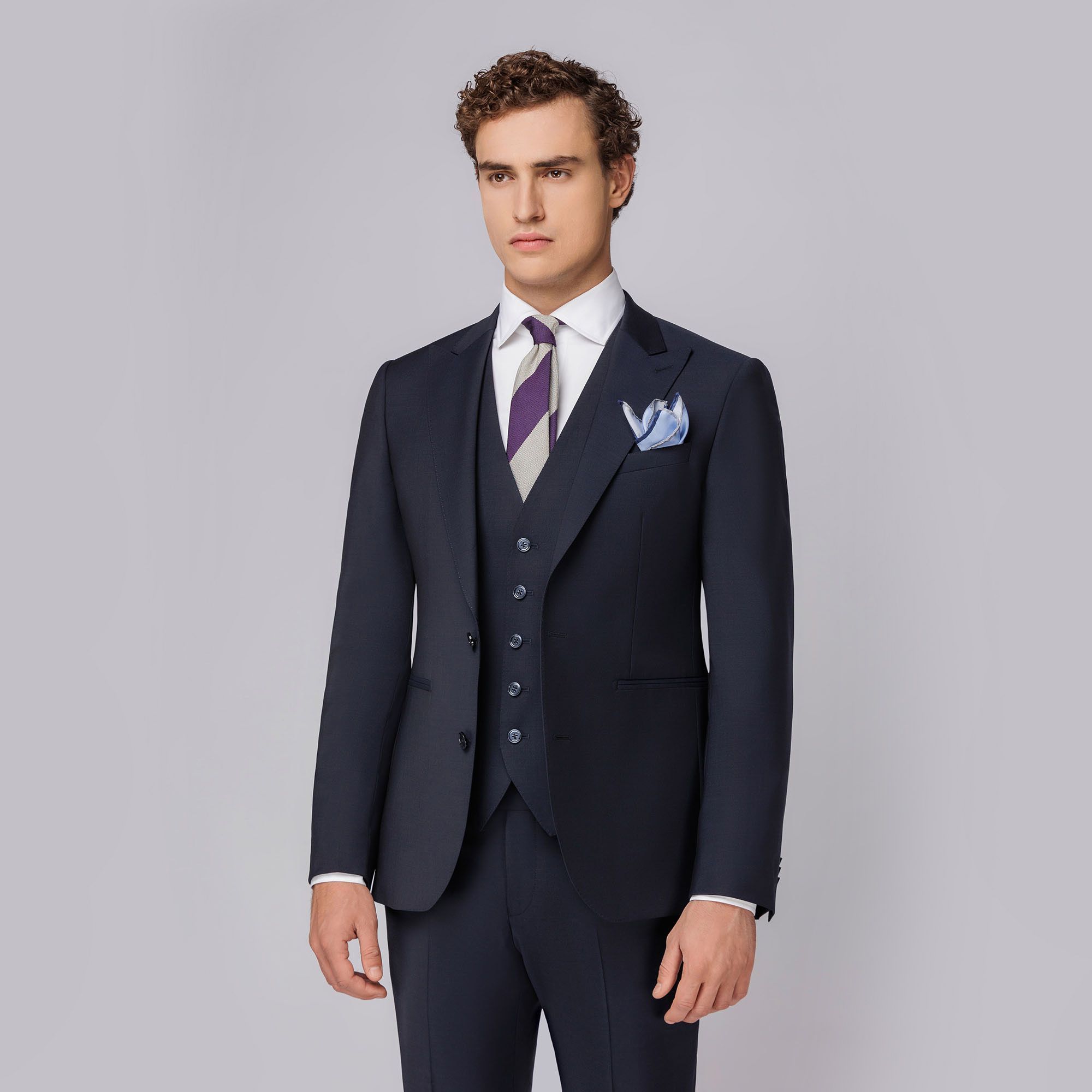 abito blu uomo matrimonio