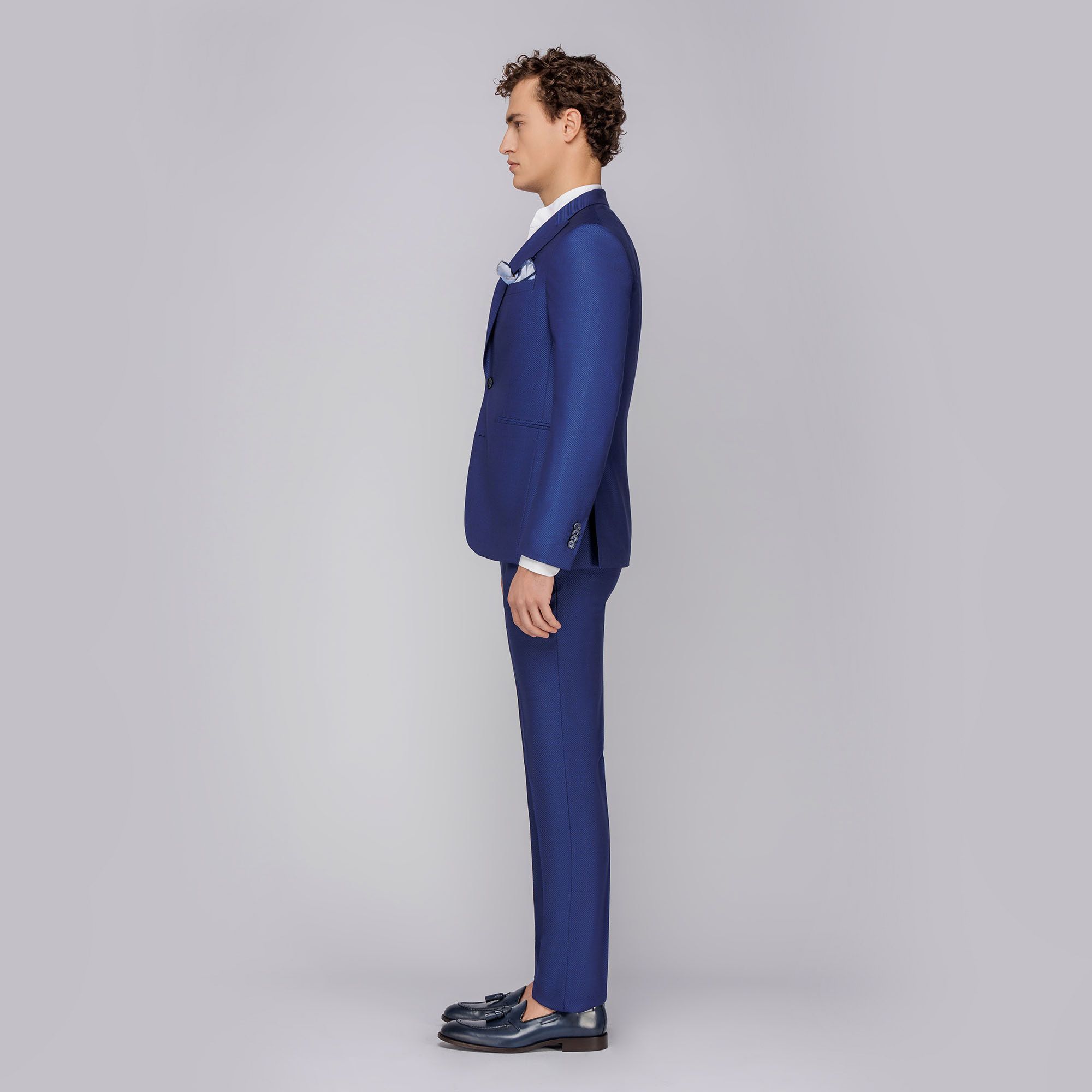 completo uomo blu royal
