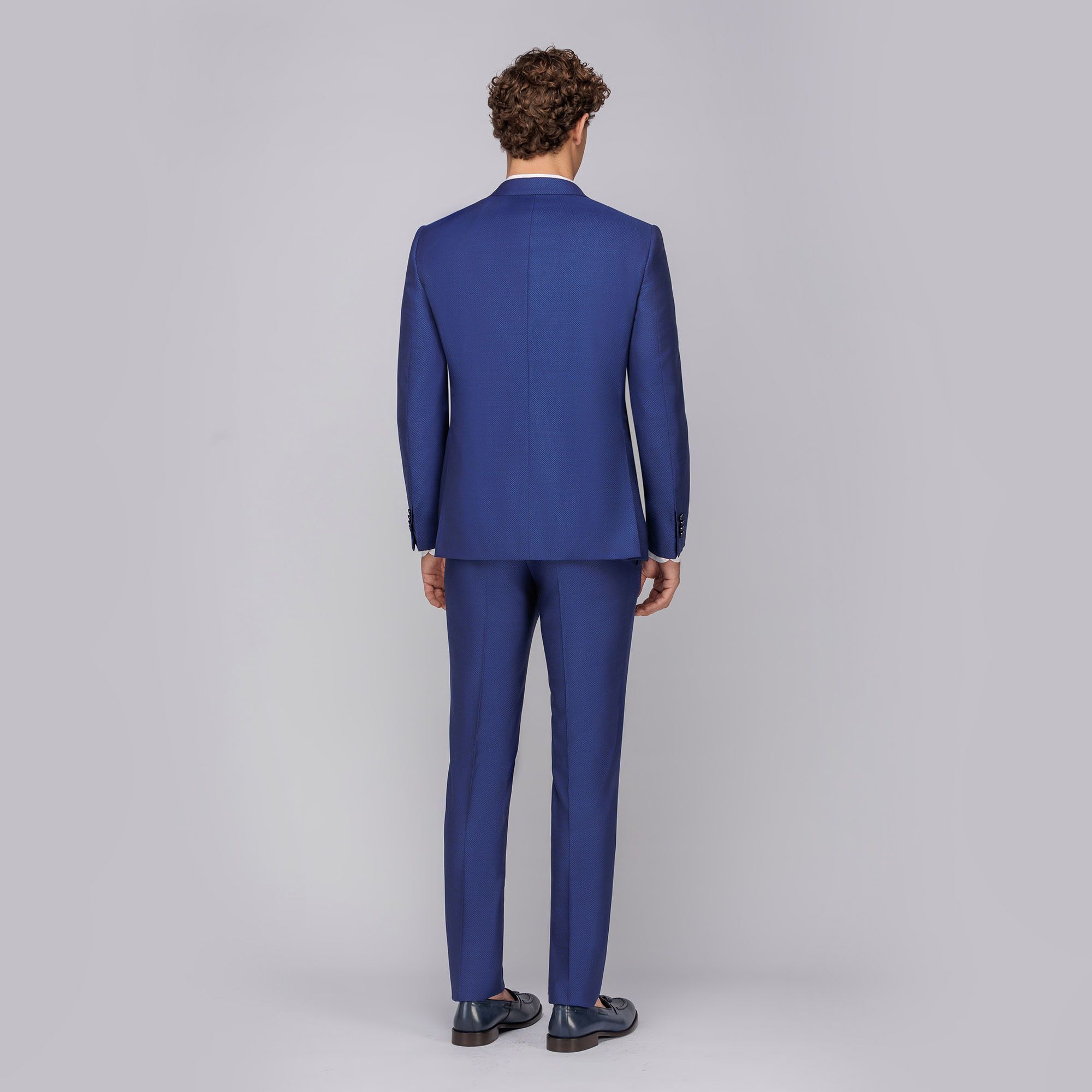 completo uomo blu royal