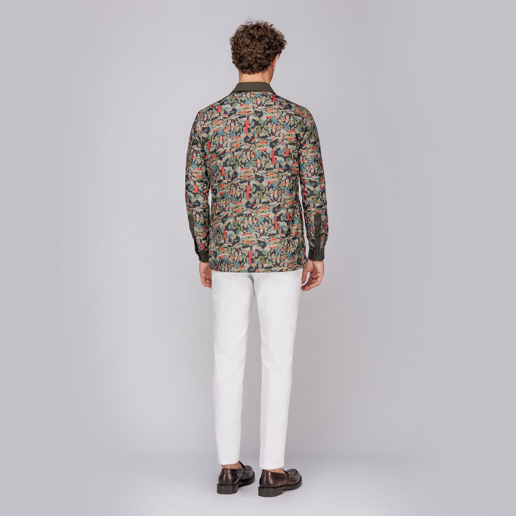 Giacca camouflage con trapunta