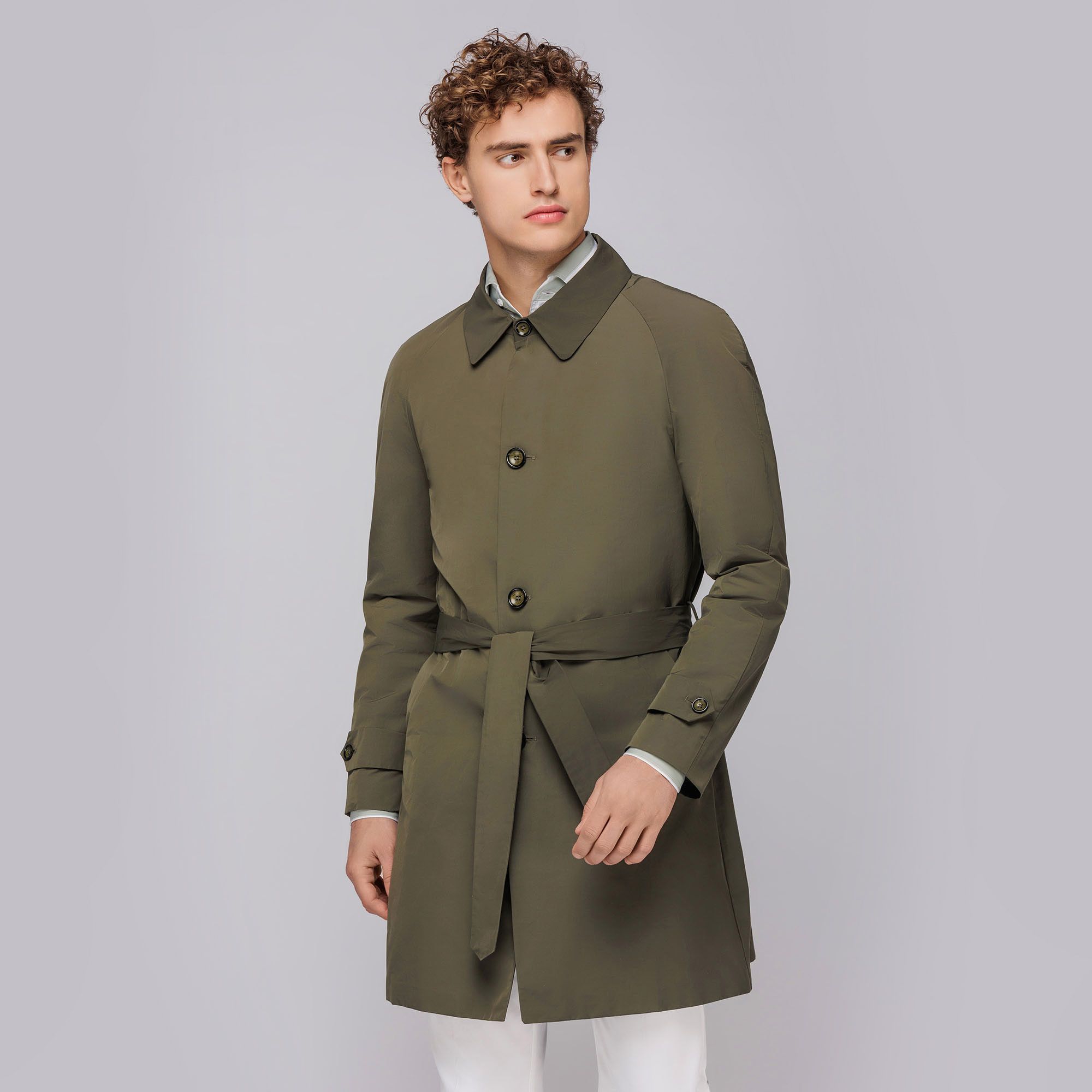 IMPERMEABILE TECNICO VERDE MILITARE